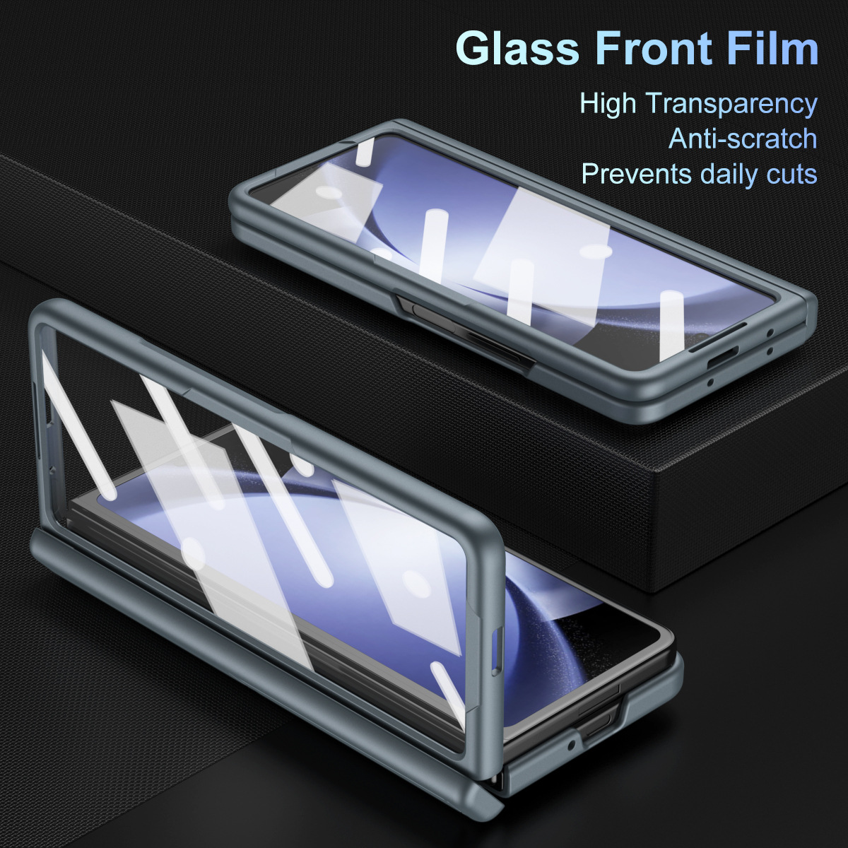 Compatible with Samsung Z Fold 8/7 phone case 6/5 with pen, hinge, side stand, 4/3 full-coverage protective case.