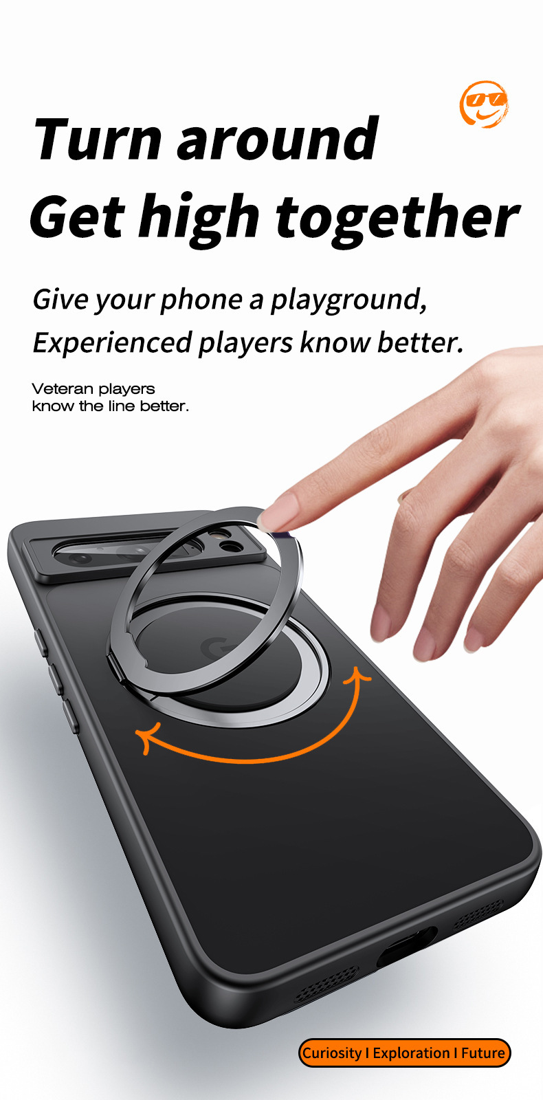 Compatible with Google Pixel 11 Pro phone case, 10proXL magnetic 360° rotating stand, 9A drop-proof protective case.