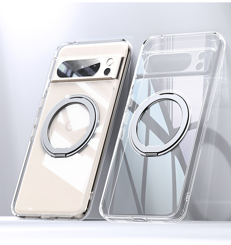 Compatible with Google Pixel 11 Pro phone case, 10proXL magnetic 360° rotating stand, 9A drop-proof protective case.