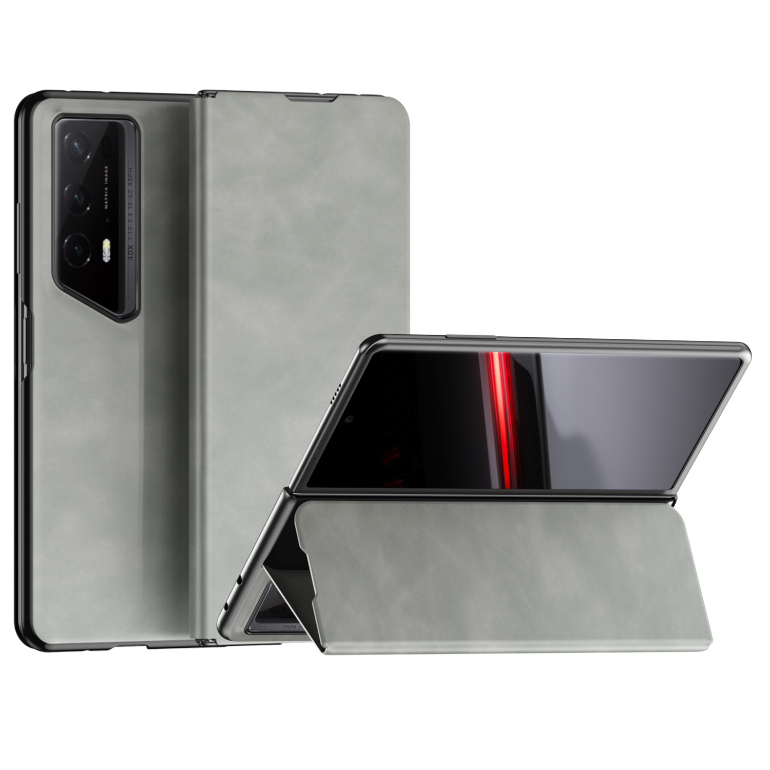 Nappa textured leather case for Honor Magic V2RSR phone, V2 business full-coverage drop-proof protective case, in stock.
