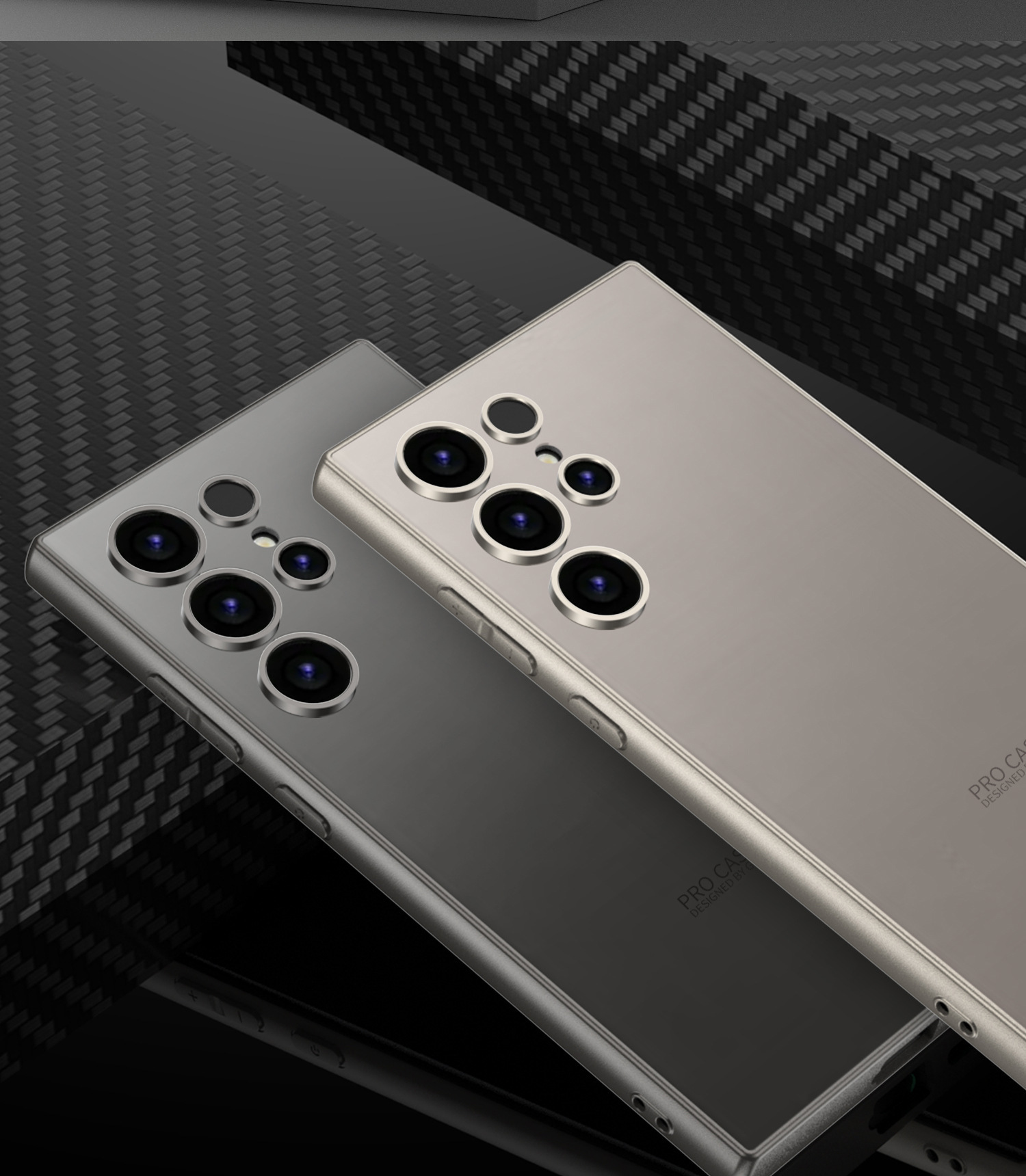 Compatible with Samsung S25/24 Ultra phone cases, AG electroplated soft edges, and S26 Ultra ultra-thin skin-feel protective cases.