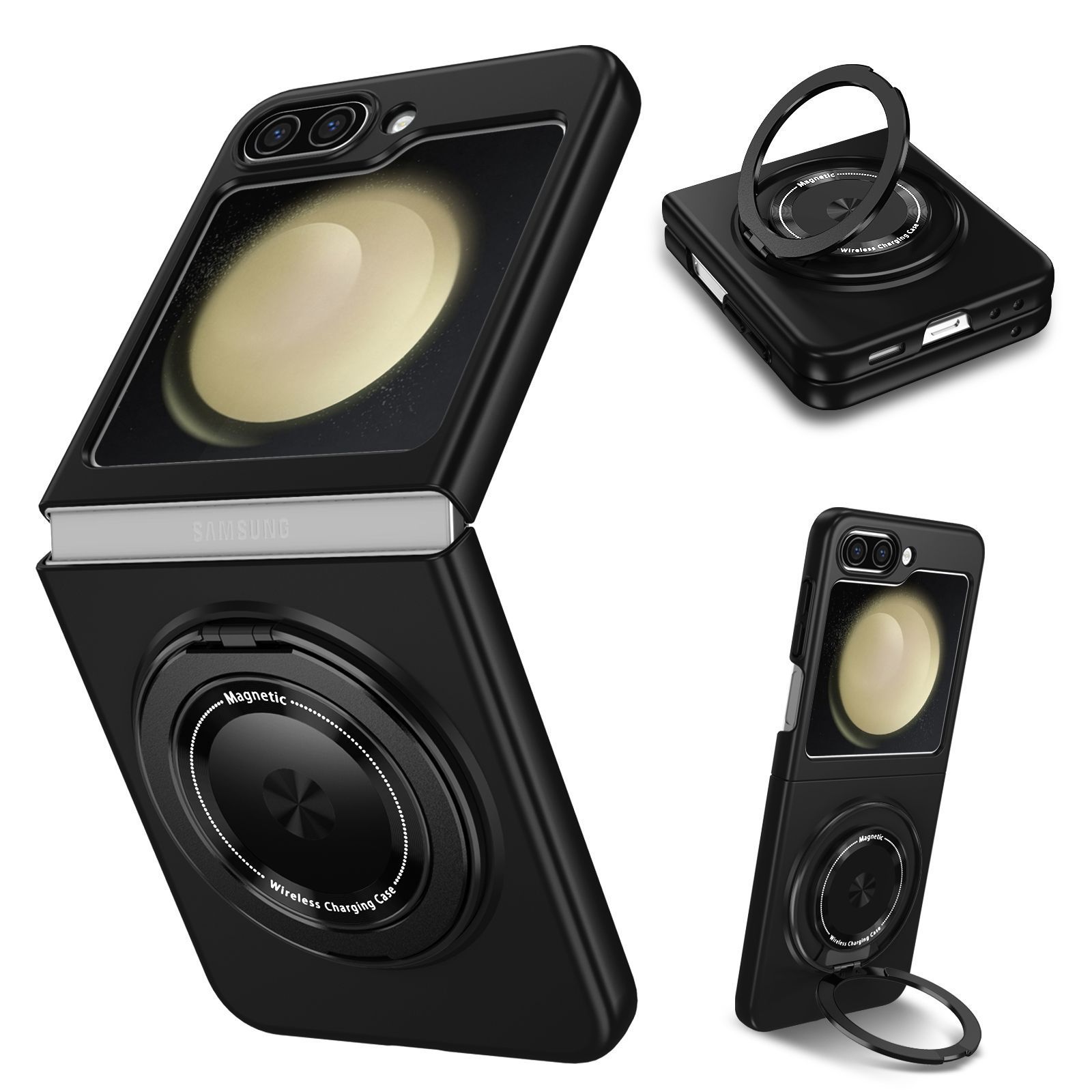 Compatible with Samsung Z Fold 8/7 phone case 6/5 magnetic rotating stand 4/3 drop-proof Flip 8/7 protective case