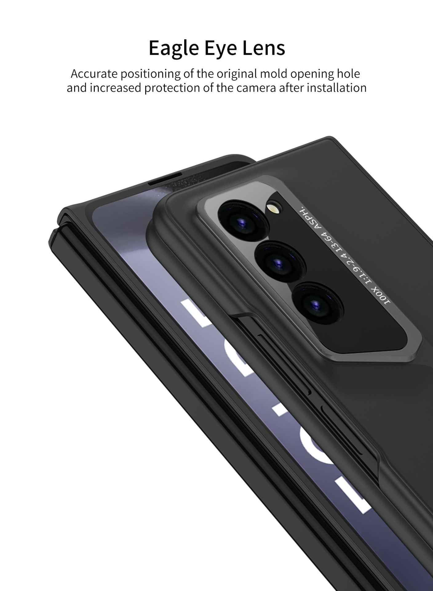 Compatible with Samsung Z Fold8 Ultra phone case 7/6 ultra-thin micro-frosted case film blade 5/4 shockproof protective case