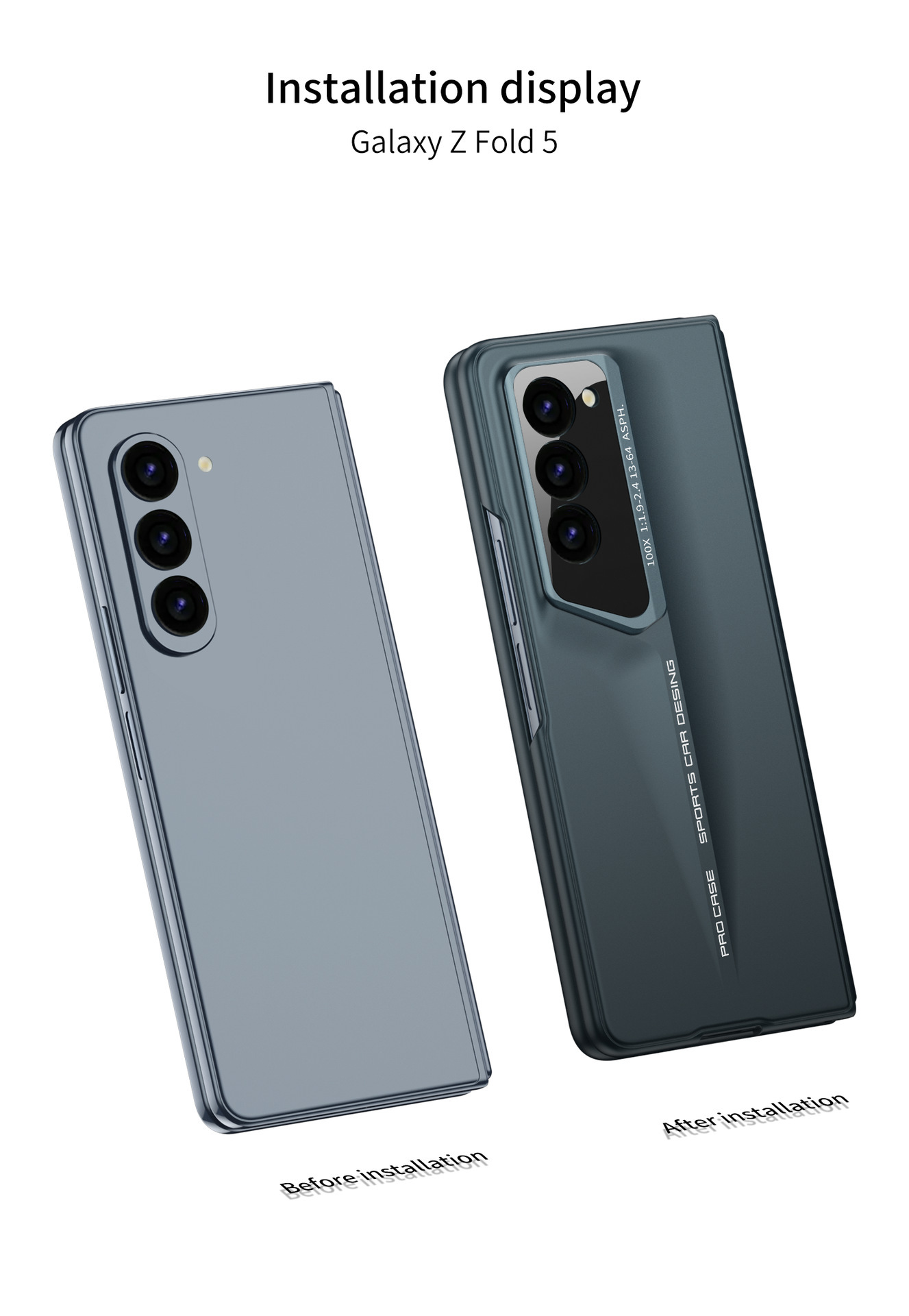 Compatible with Samsung Z Fold8 Ultra phone case 7/6 ultra-thin micro-frosted case film blade 5/4 shockproof protective case