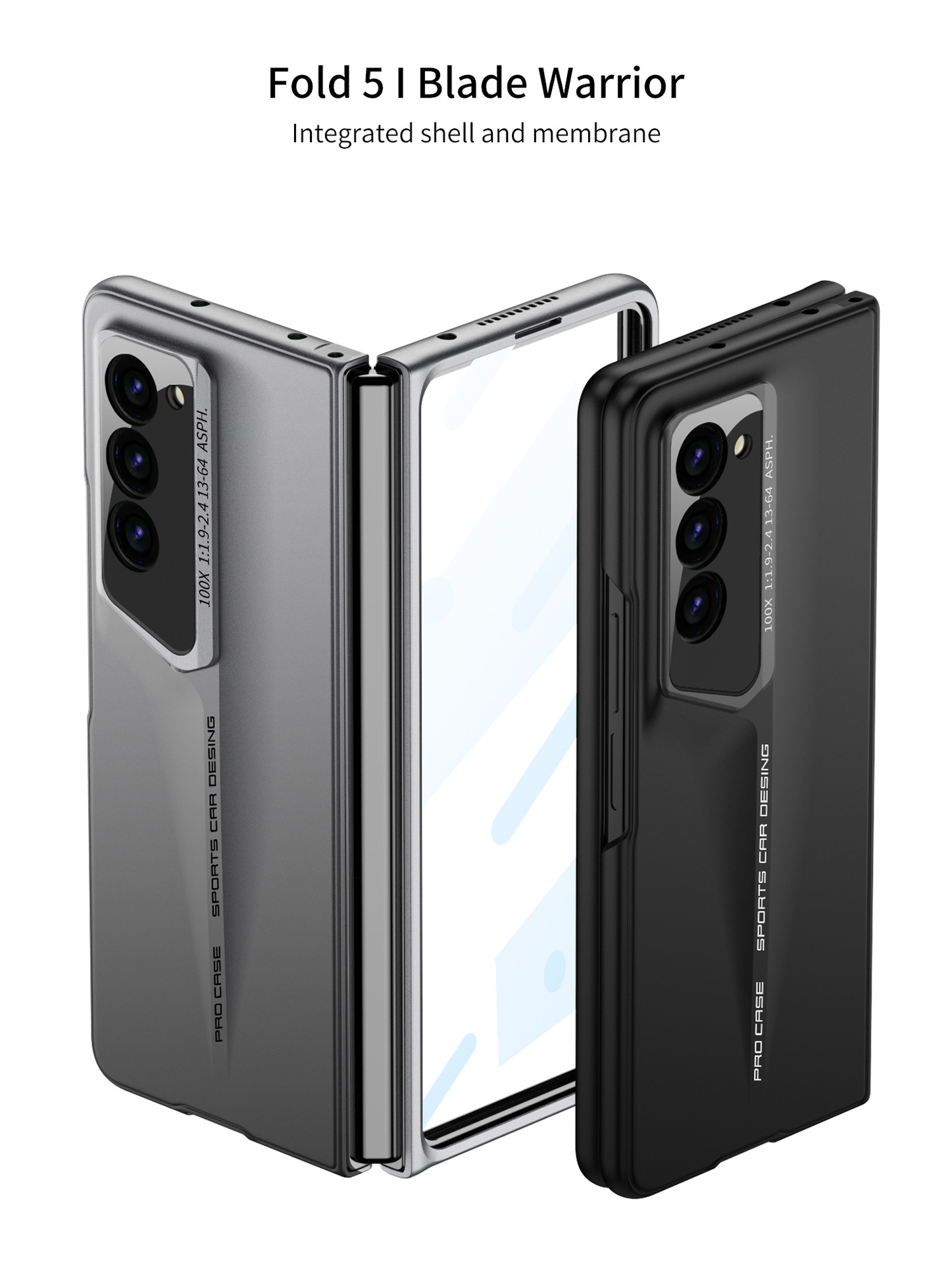Compatible with Samsung Z Fold8 Ultra phone case 7/6 ultra-thin micro-frosted case film blade 5/4 shockproof protective case