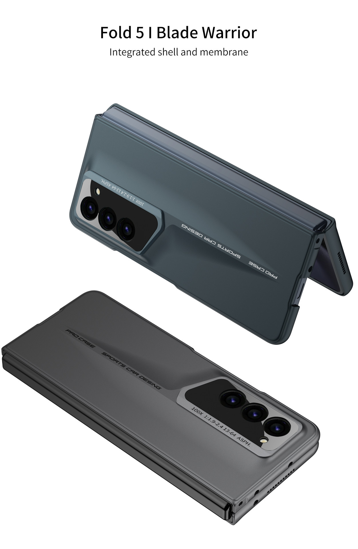 Compatible with Samsung Z Fold8 Ultra phone case 7/6 ultra-thin micro-frosted case film blade 5/4 shockproof protective case