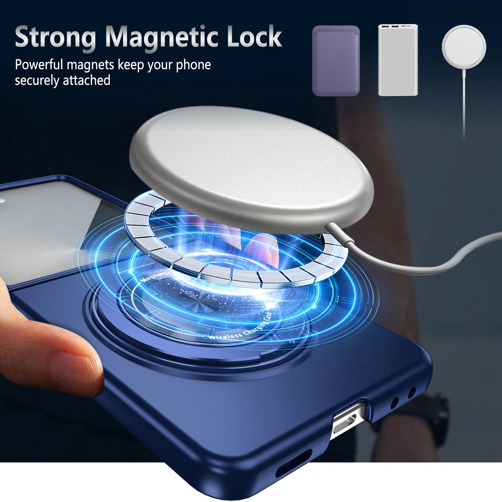 Compatible with Samsung Z Flip 8/7 phone case, 6/5 magnetic 360° rotating stand, 4/3 folding screen drop protection case