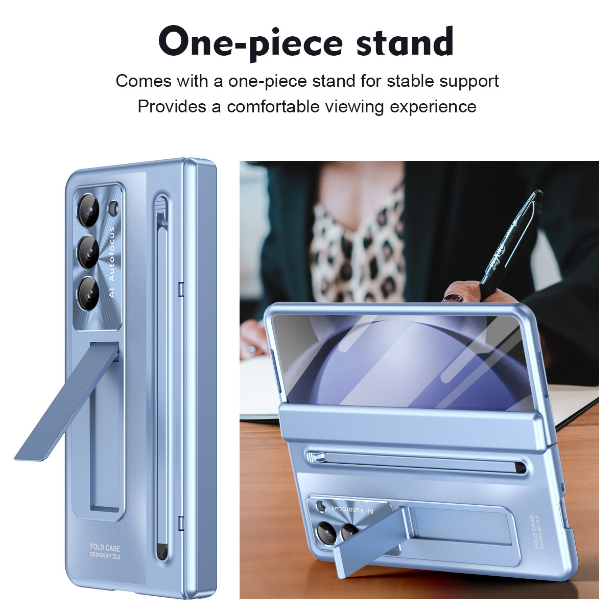 Compatible with Samsung Z Fold8/7/6 phone case TriFold pen stand case and screen protector W25 foldable screen protector