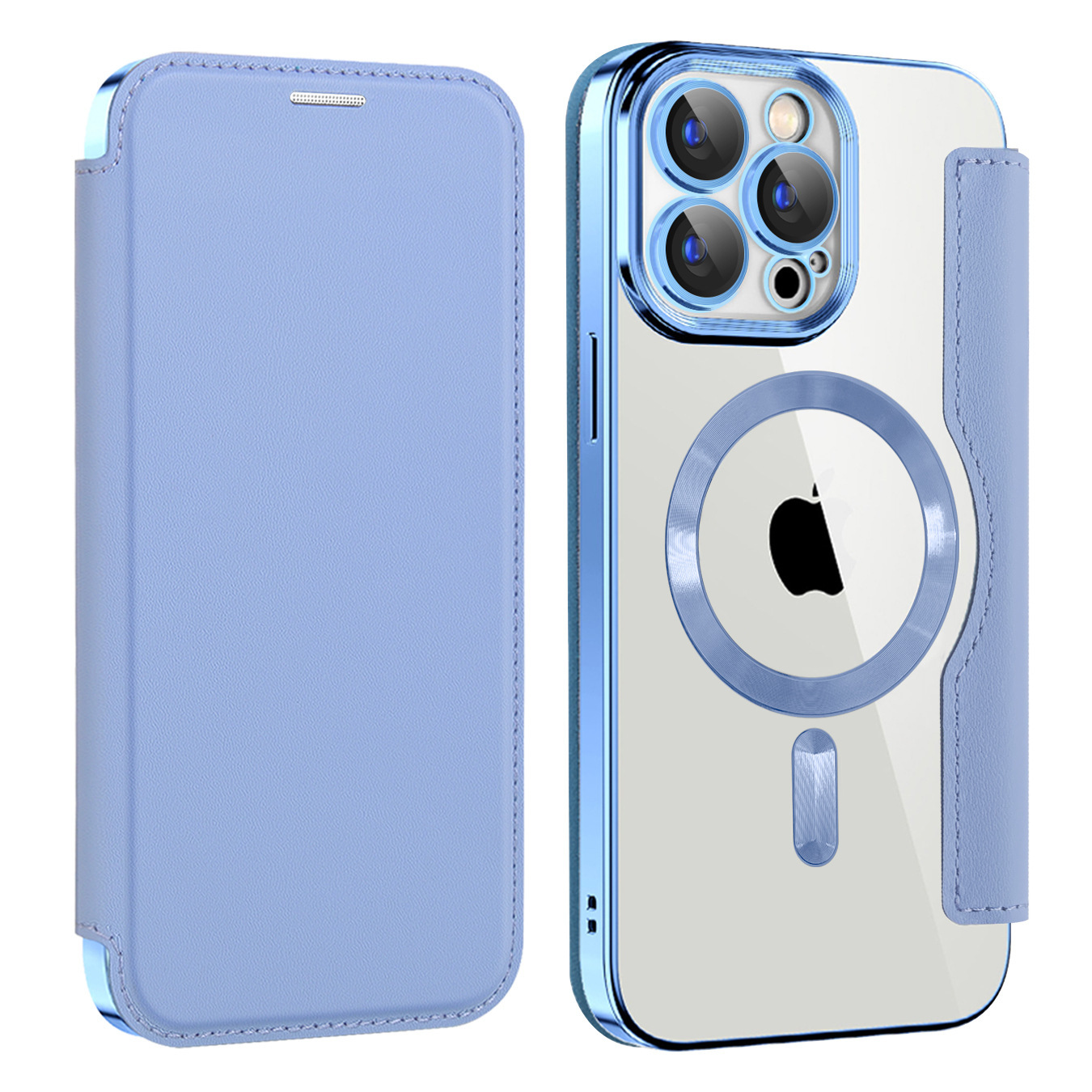 Compatible with Apple 17 Pro phone case 16/15 Pro Max, electroplated magnetic, 14/13, Amazon 12 flip leather case
