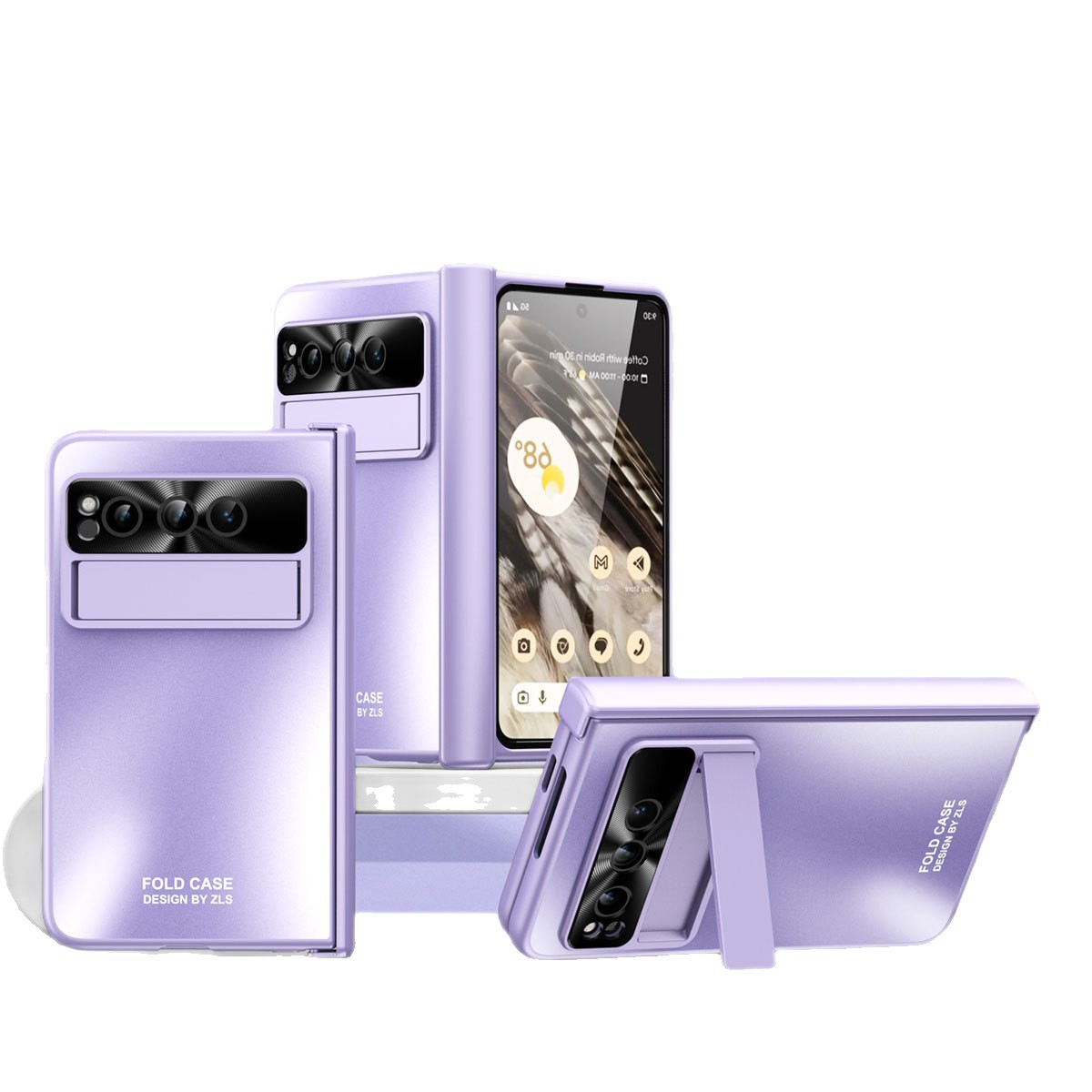 Compatible with Google Pixel Fold2 phone case, hinge, pen slot, pen case, screen protector, full coverage, drop protection, foldable screen