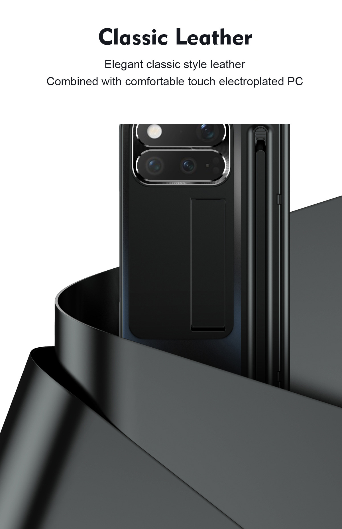 Compatible with Google Pixel 11 Fold phone case 10/9proF with pen, spring hinge, full-coverage protective case.
