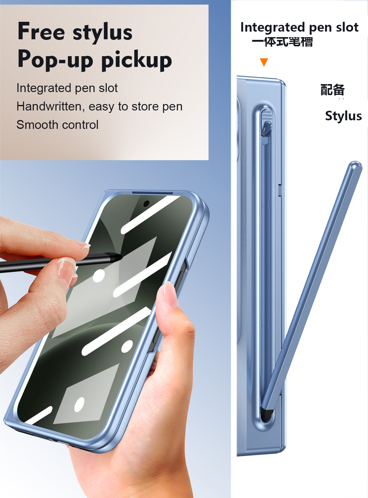 Compatible with Google Pixel 11 Fold phone case 10/9proF with pen, spring hinge, full-coverage protective case.