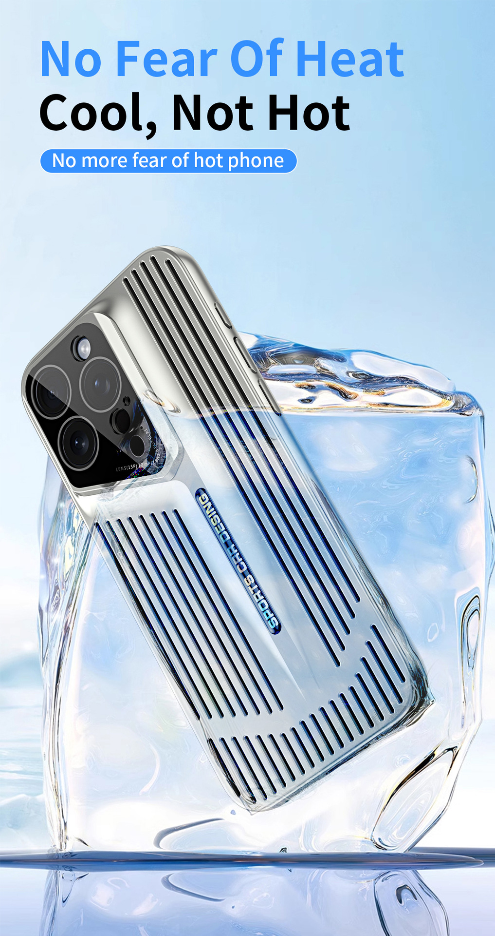 Compatible with Apple 17/16 Pro Max phone cases, 15-inch hollow heat dissipation case, 14-inch ultra-thin blade-like shockproof protective case.