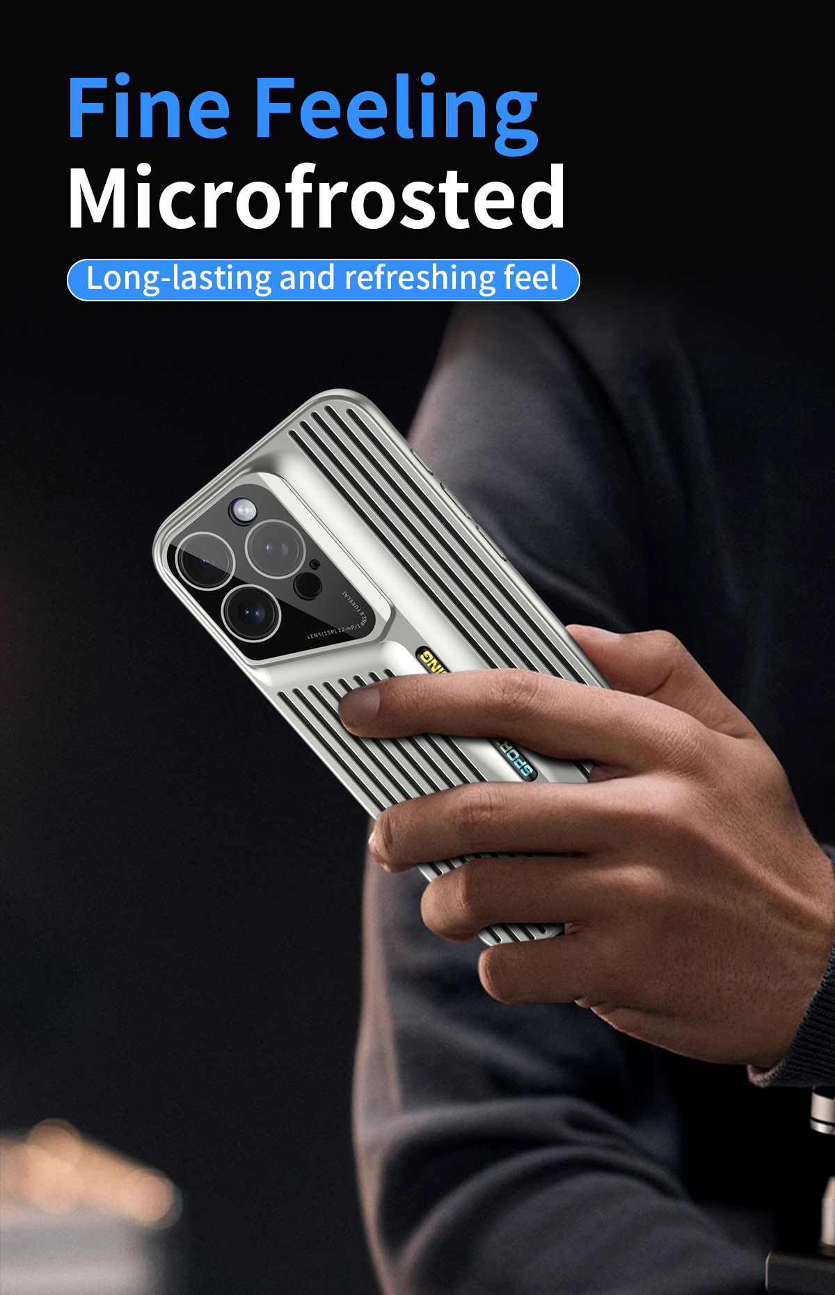 Compatible with Apple 17/16 Pro Max phone cases, 15-inch hollow heat dissipation case, 14-inch ultra-thin blade-like shockproof protective case.