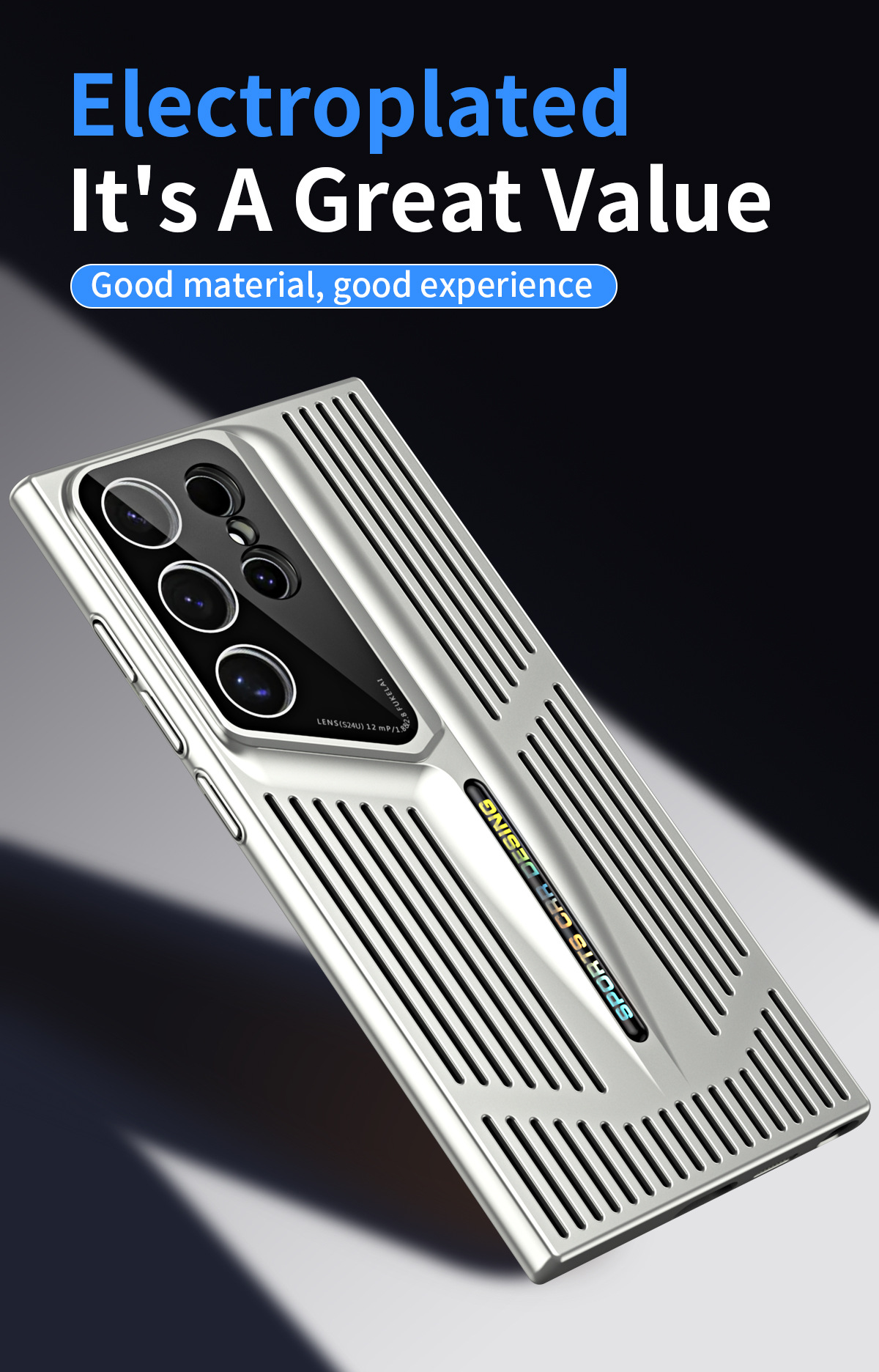 Compatible with Samsung 26 Ultra phone case S25/S24U hollow heat dissipation case S23 Plus ultra-thin drop-proof protective case