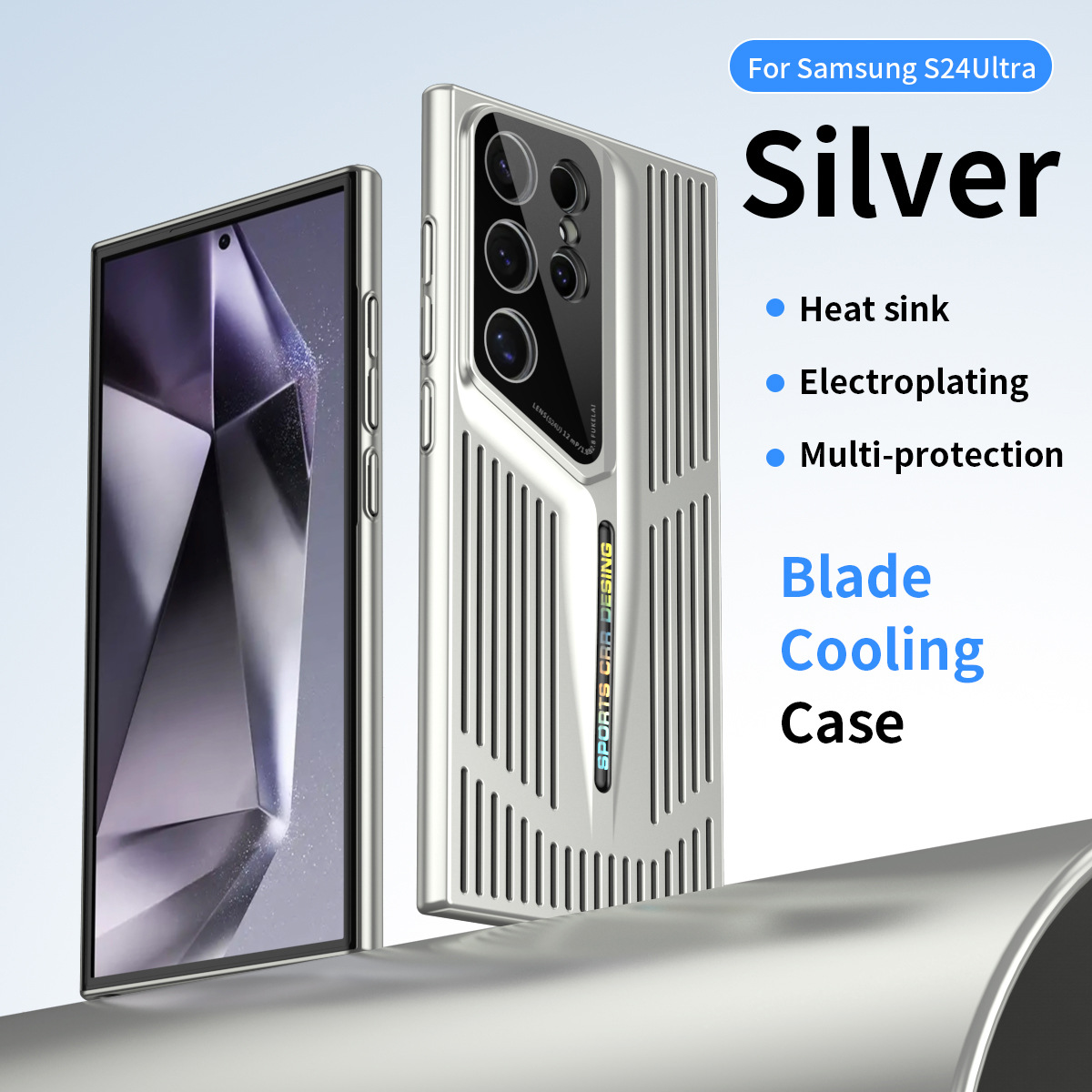 Compatible with Samsung 26 Ultra phone case S25/S24U hollow heat dissipation case S23 Plus ultra-thin drop-proof protective case