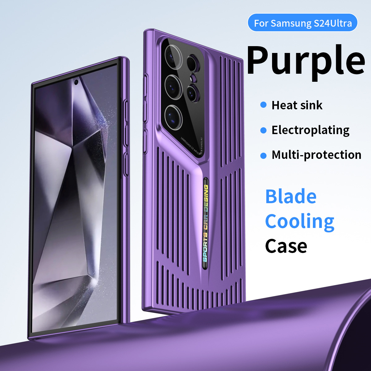 Compatible with Samsung 26 Ultra phone case S25/S24U hollow heat dissipation case S23 Plus ultra-thin drop-proof protective case