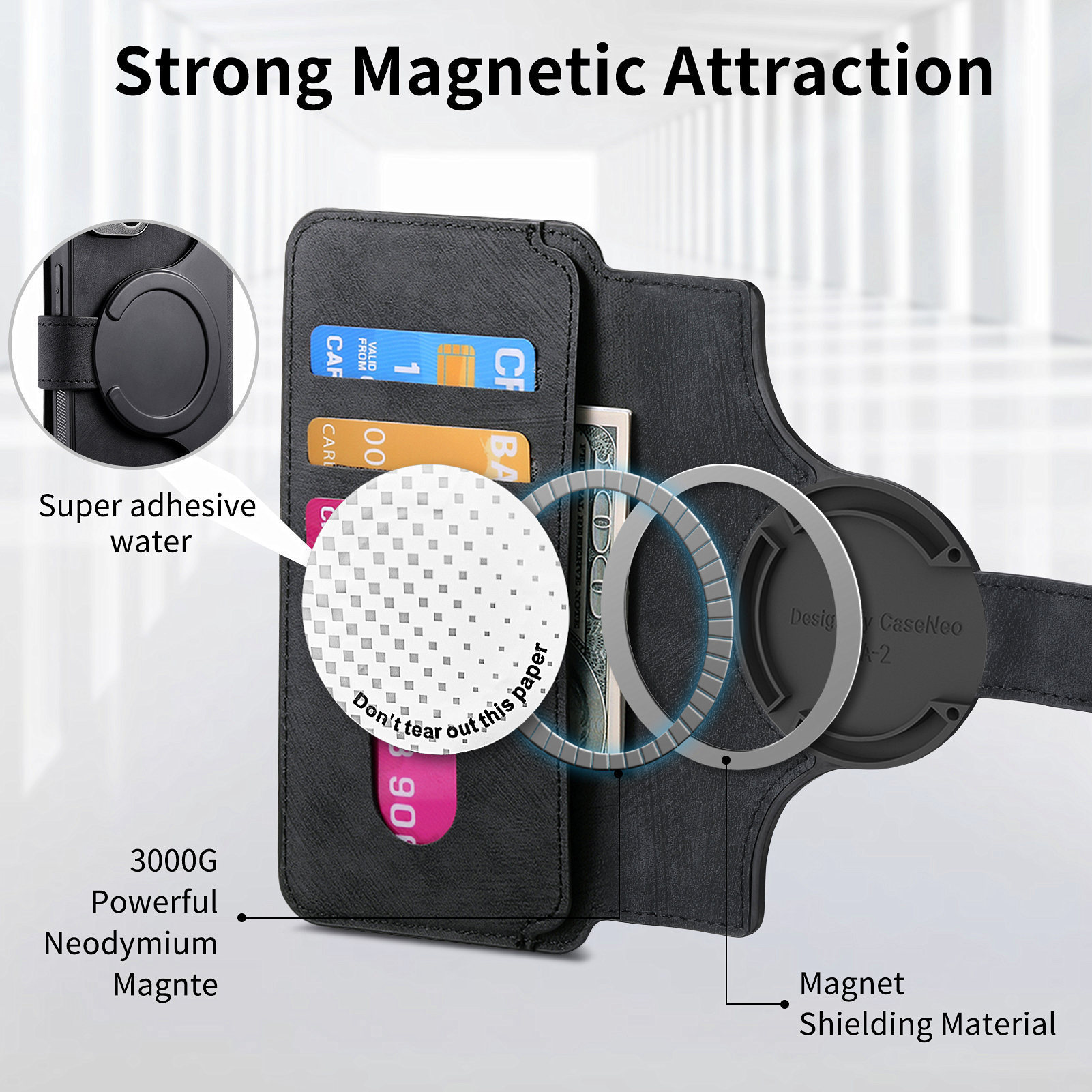 Compatible with Samsung S26U/25Ultra phone case A57 magnetic 2-in-1 S24P detachable cover A36 protective case