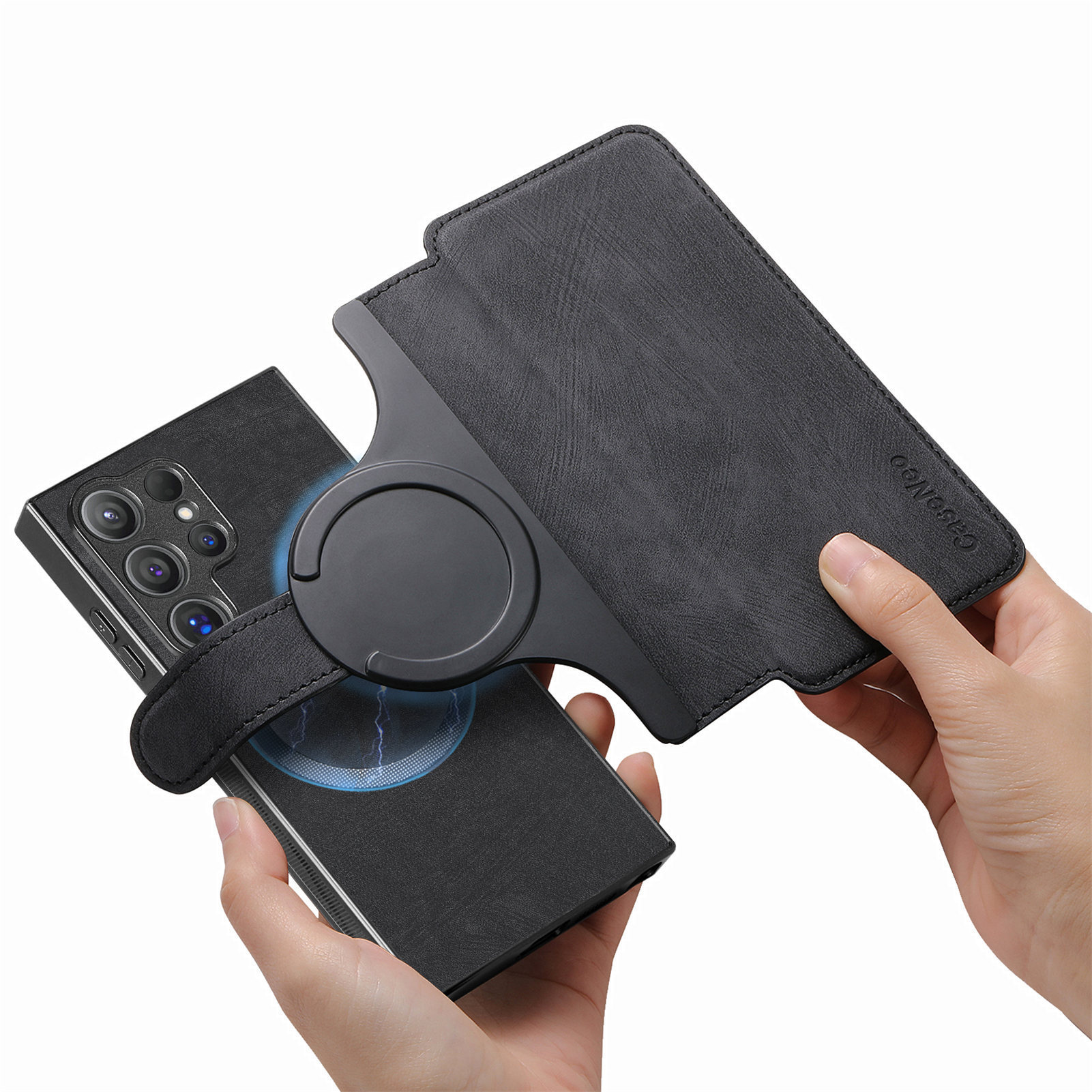 Compatible with Samsung S26U/25Ultra phone case A57 magnetic 2-in-1 S24P detachable cover A36 protective case