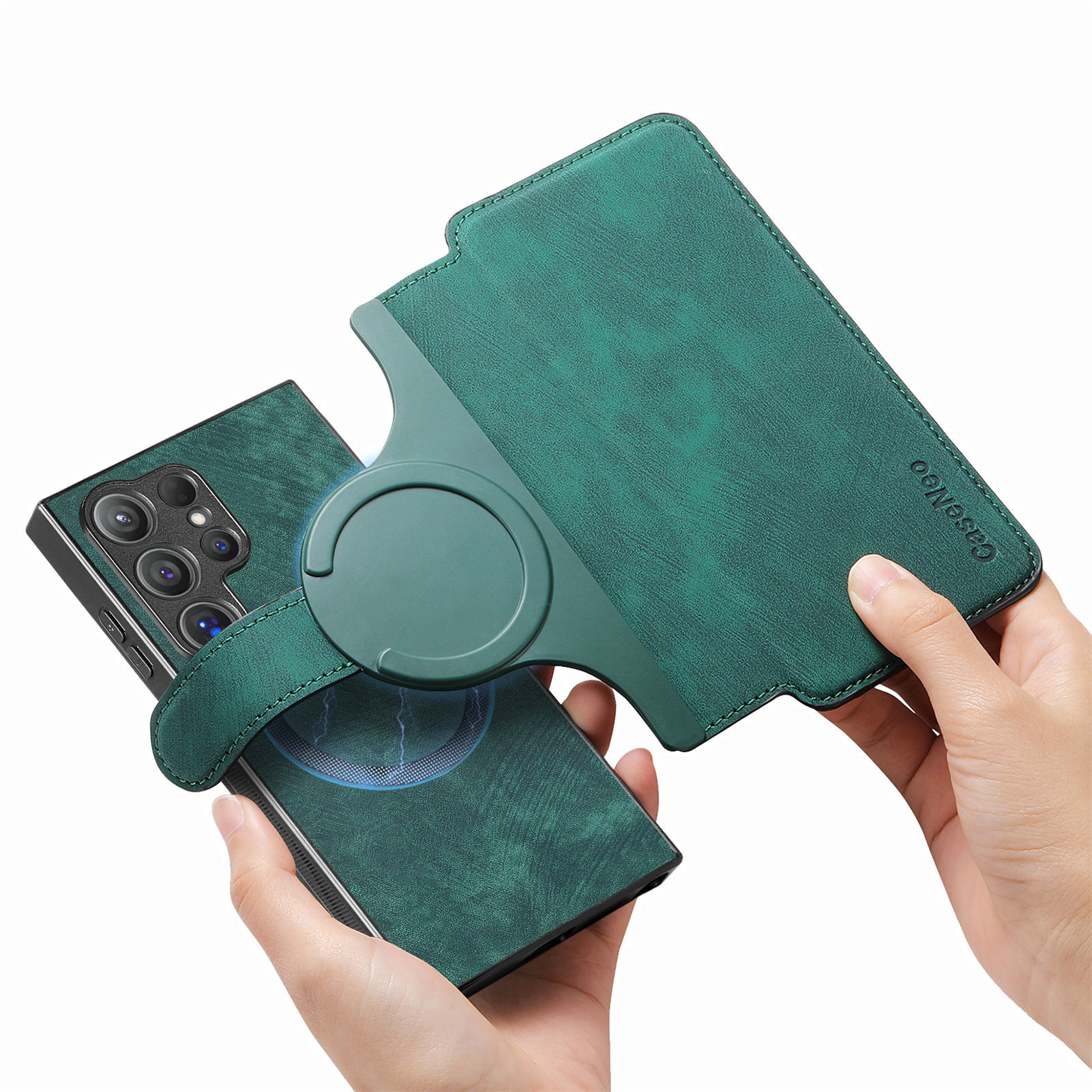 Compatible with Samsung S26U/25Ultra phone case A57 magnetic 2-in-1 S24P detachable cover A36 protective case