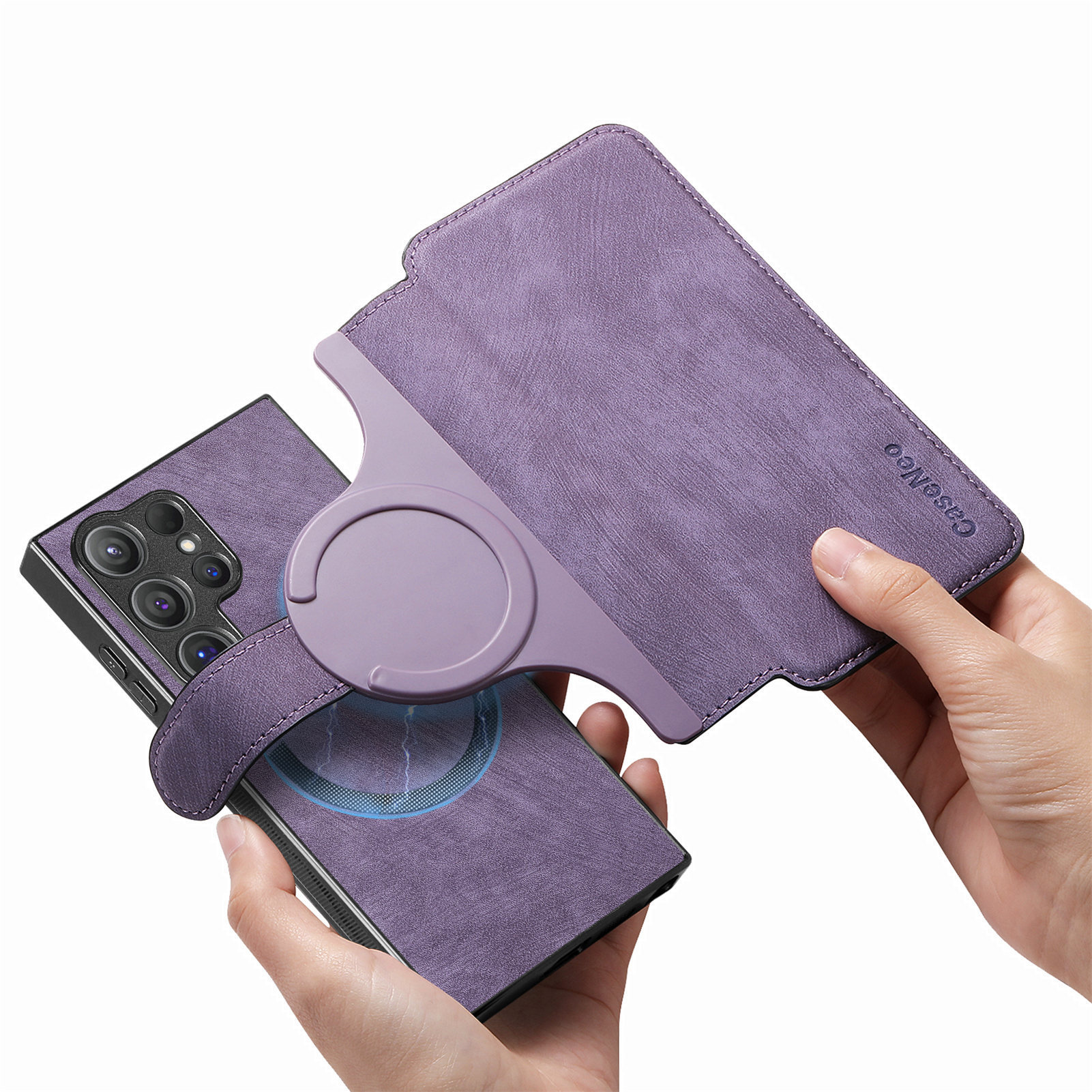 Compatible with Samsung S26U/25Ultra phone case A57 magnetic 2-in-1 S24P detachable cover A36 protective case