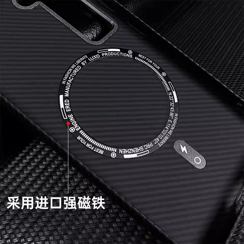 Compatible with Samsung S26 Ultra phone case, glow-in-the-dark S25/24P, built-in magnetic Kevlar textured shockproof protective case
