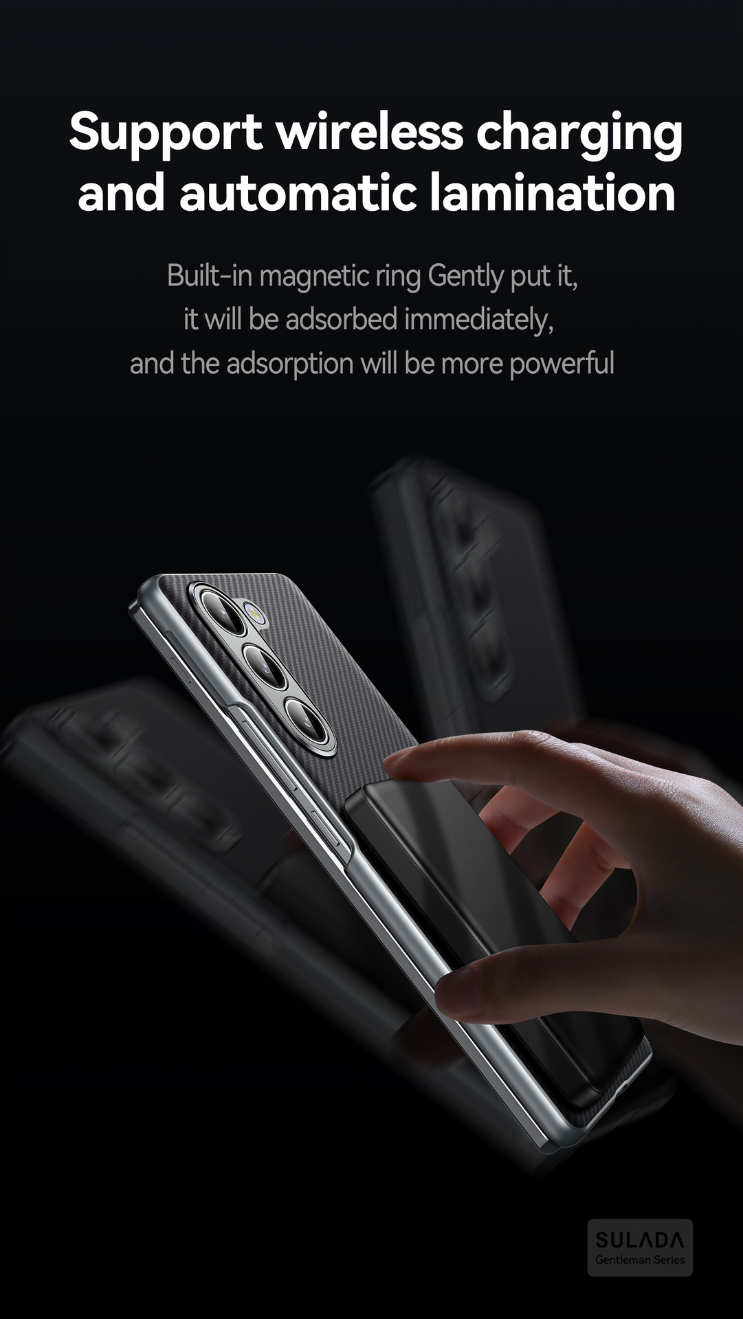 Compatible with Samsung Z Fold8 Ultra phone case 7/6 with built-in magnetic 5/4 hinge protection back cover W23