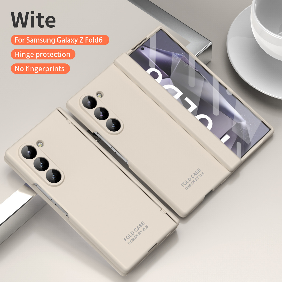 Compatible with Samsung Z Fold7/6 phone case, spring hinge, pen slot, pen cover, film, full-coverage folding screen protective case