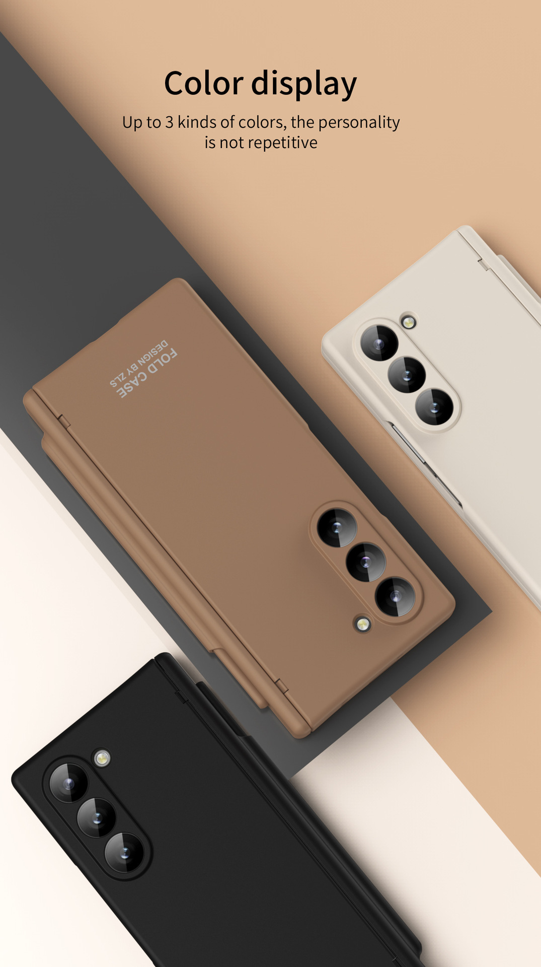 Compatible with Samsung Z Fold7/6 phone case, spring hinge, pen slot, pen cover, film, full-coverage folding screen protective case