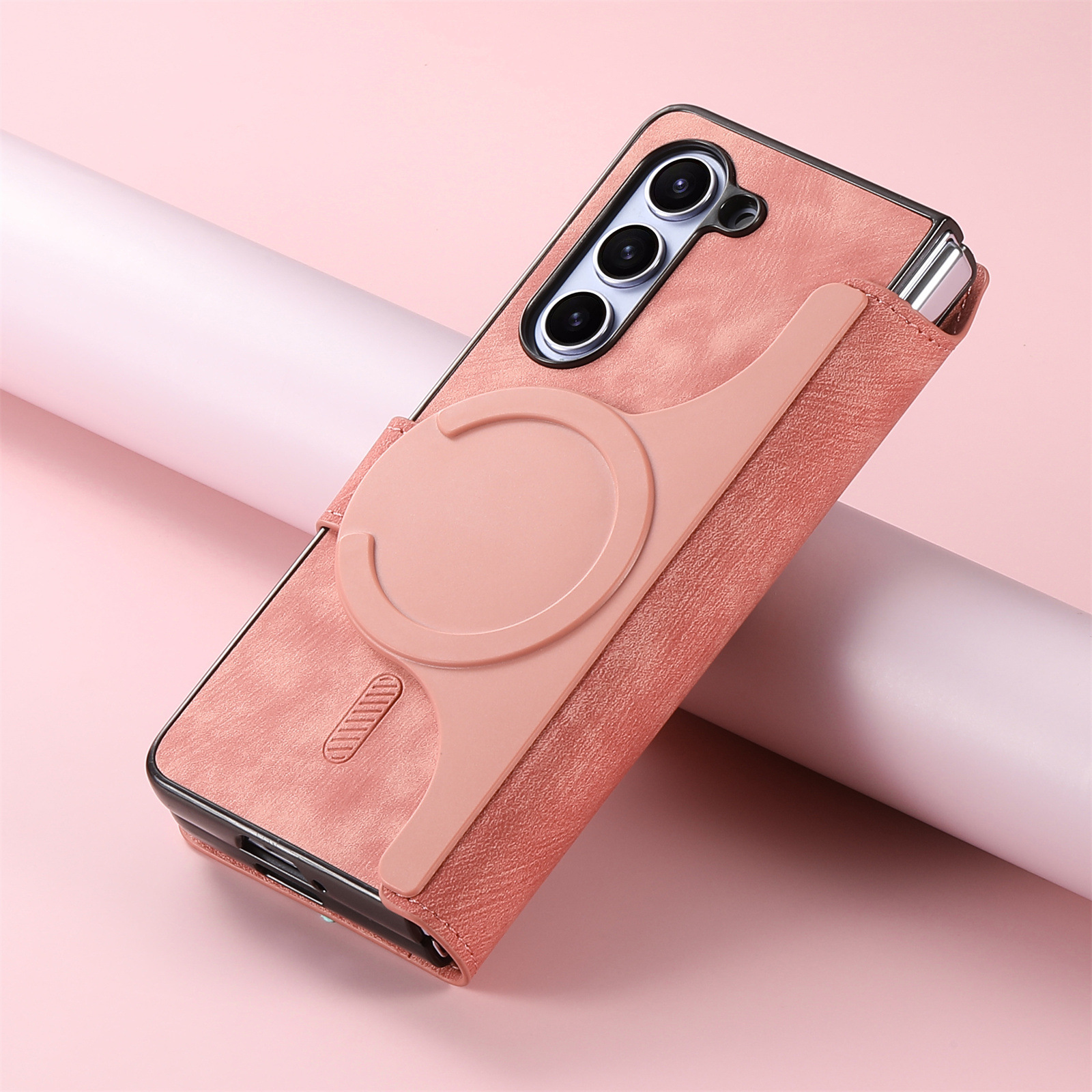 Compatible with Samsung Z Fold8U phone case 7/6/5 magnetic 2-in-1 flip cover with SIM card slot 4/3 drop protection case