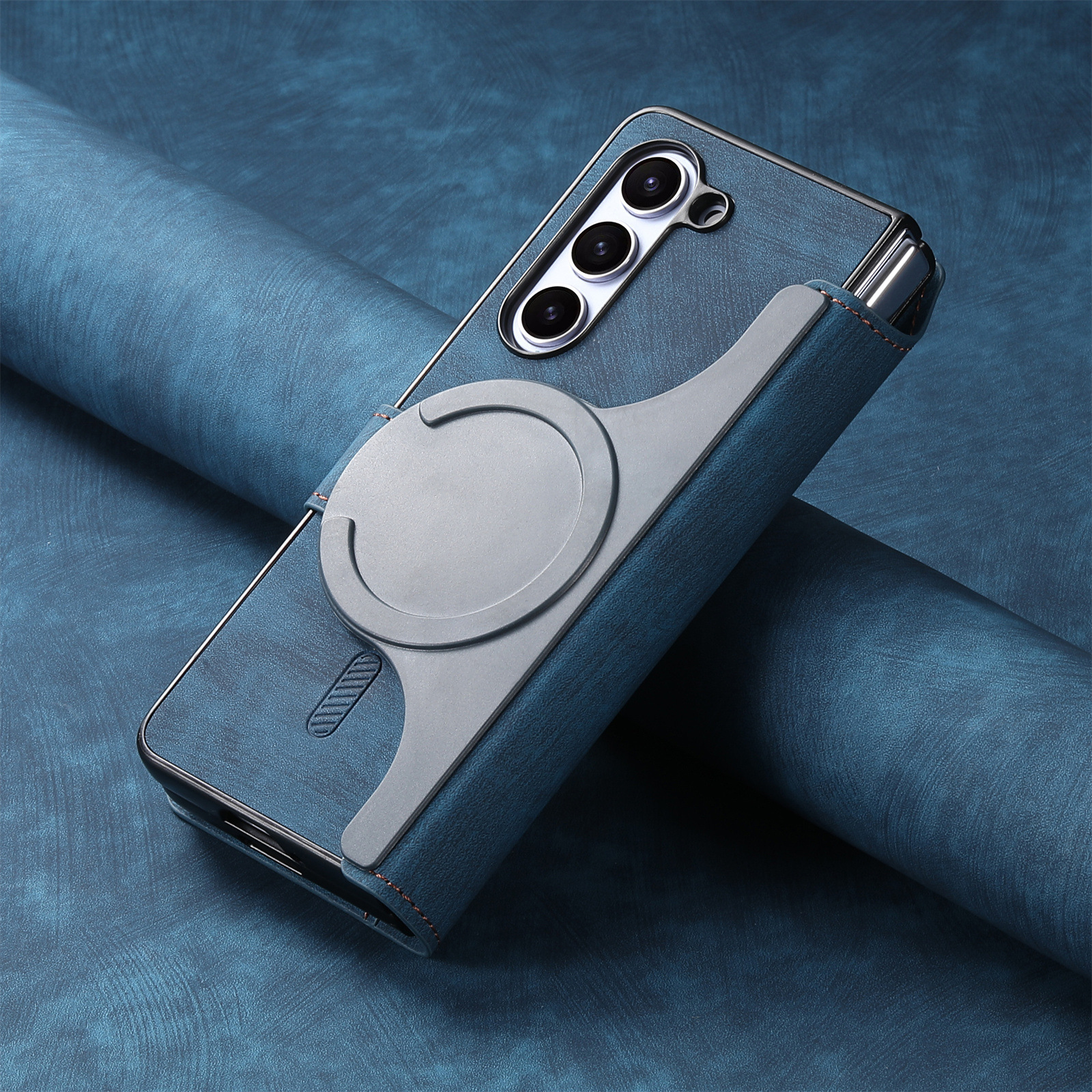 Compatible with Samsung Z Fold8U phone case 7/6/5 magnetic 2-in-1 flip cover with SIM card slot 4/3 drop protection case