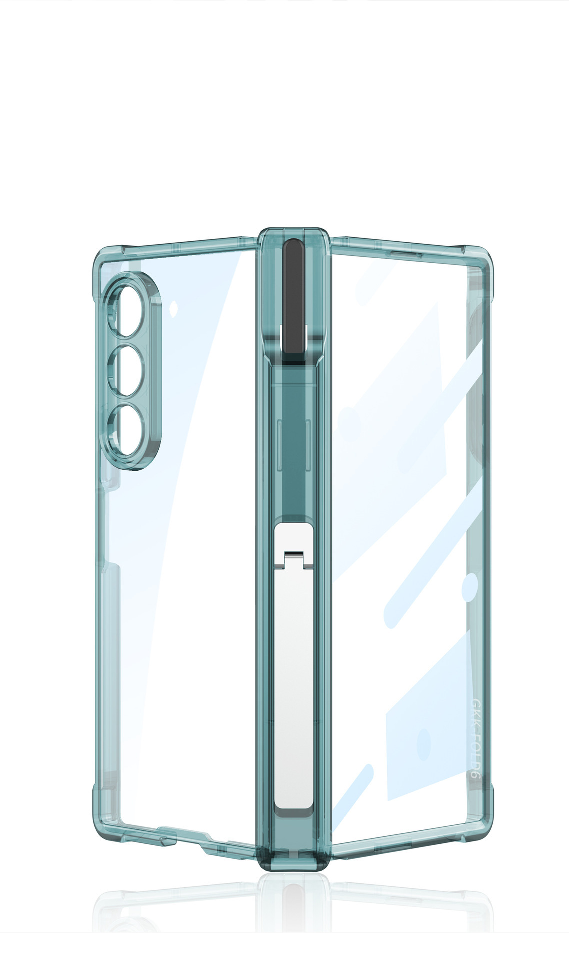 Compatible with Samsung Z Fold8U phone case, 7/6/5 hinge stand, pen case, wireless inflatable case, protective film.