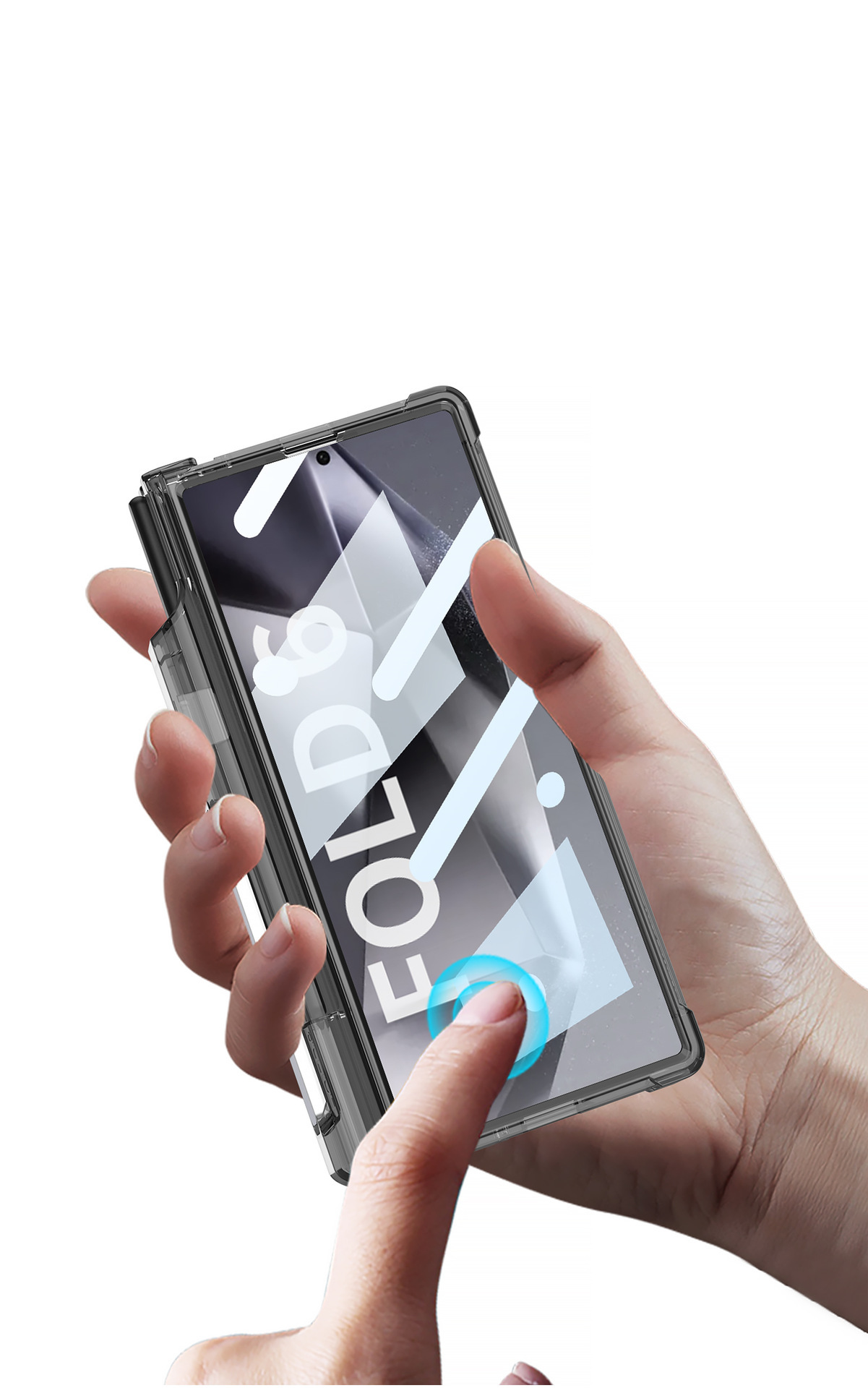 Compatible with Samsung Z Fold8U phone case, 7/6/5 hinge stand, pen case, wireless inflatable case, protective film.