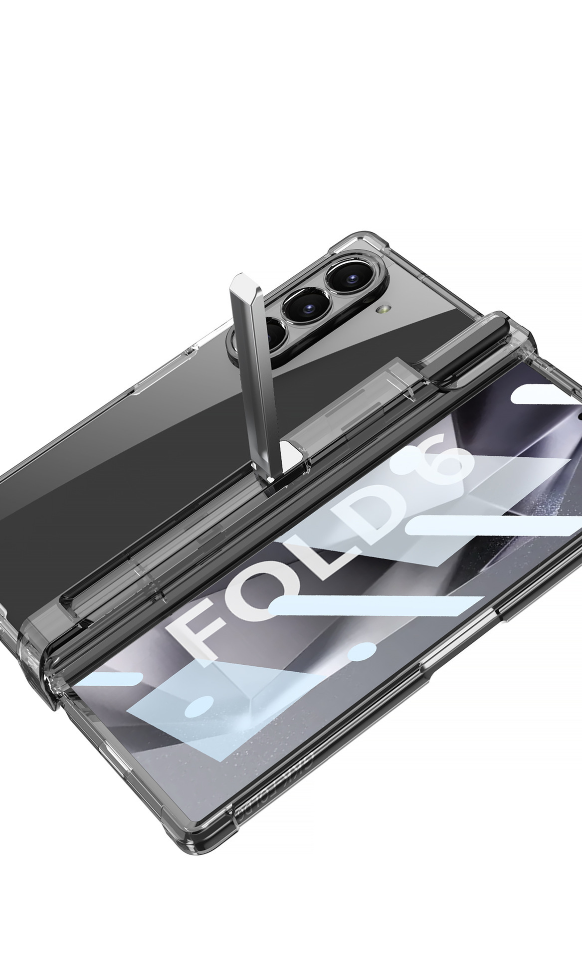 Compatible with Samsung Z Fold8U phone case, 7/6/5 hinge stand, pen case, wireless inflatable case, protective film.