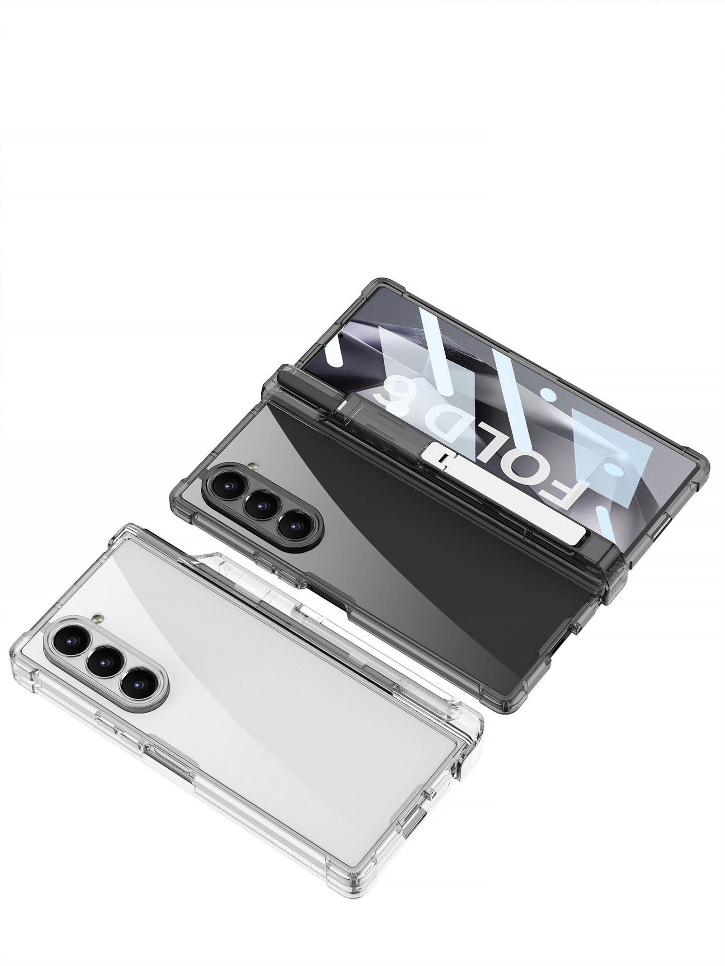 Compatible with Samsung Z Fold8U phone case, 7/6/5 hinge stand, pen case, wireless inflatable case, protective film.