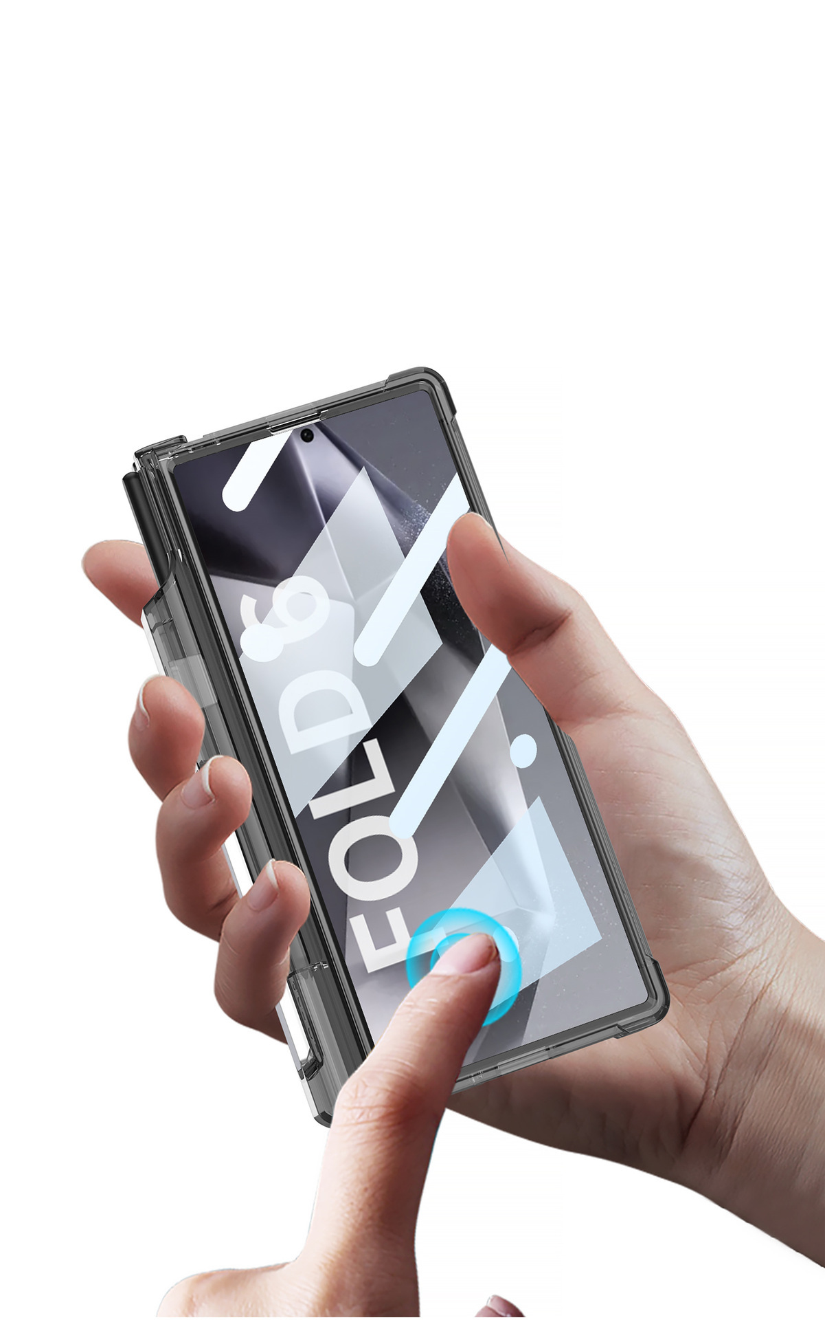 Compatible with Samsung Z Fold8U phone case, 7/6/5 hinge stand, pen case, wireless inflatable case, protective film.