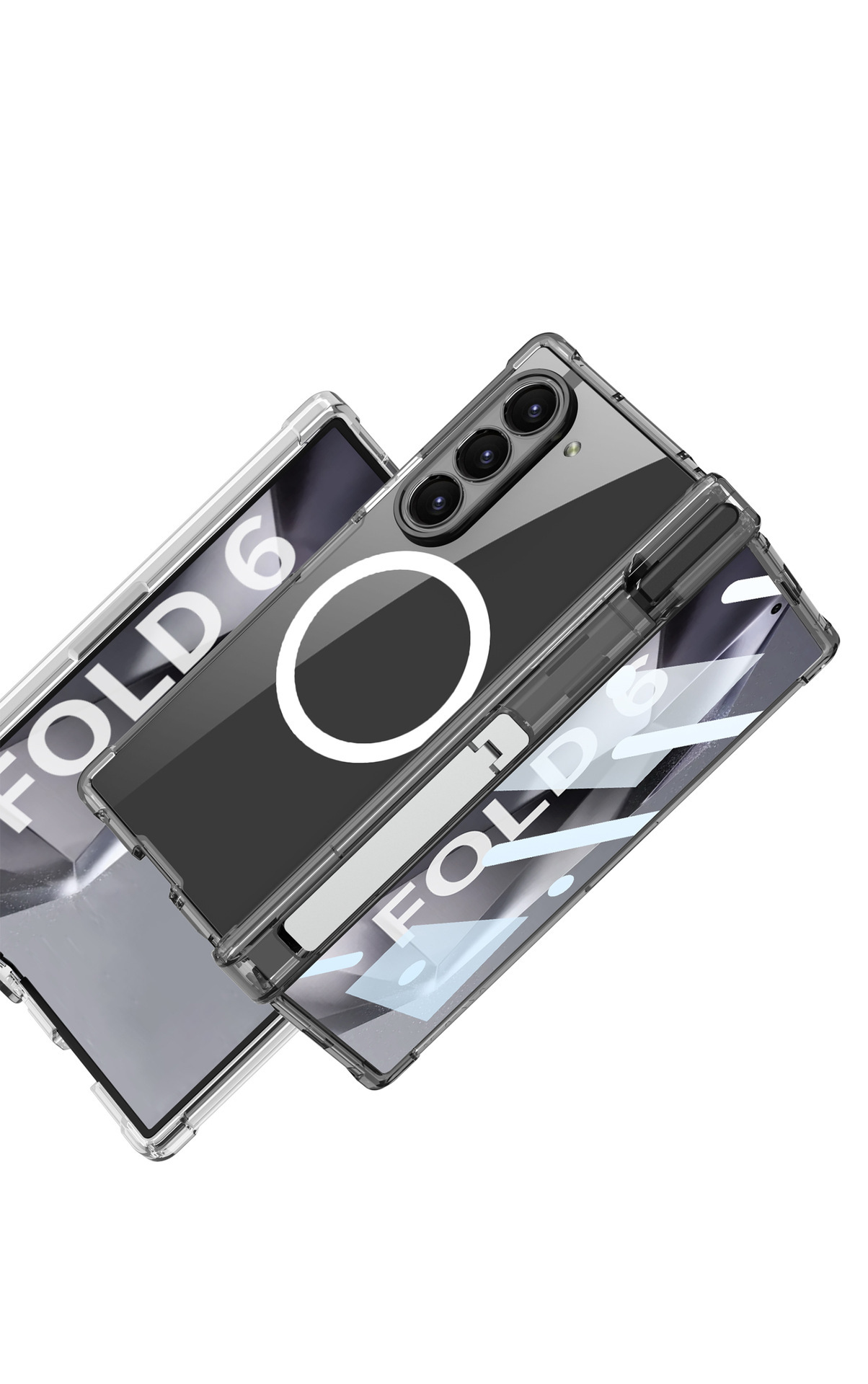 Compatible with Samsung Z Fold8U phone case, 7/6/5 hinge stand, pen case, wireless inflatable case, protective film.