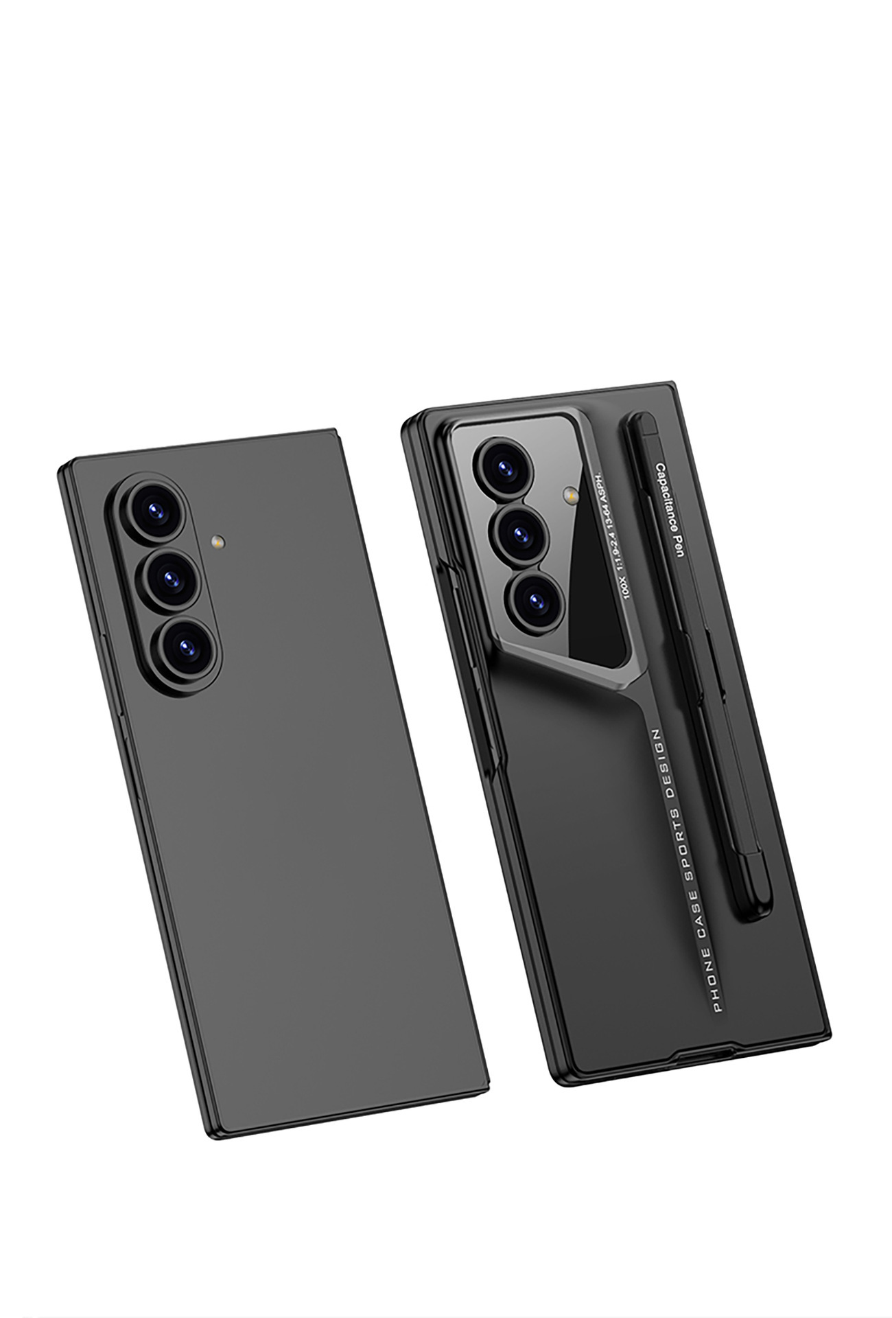 Compatible with Samsung Z Fold8U phone case, 7/6-inch pen slot case and screen protector, ultra-thin blade 5/4-inch folding screen protective case