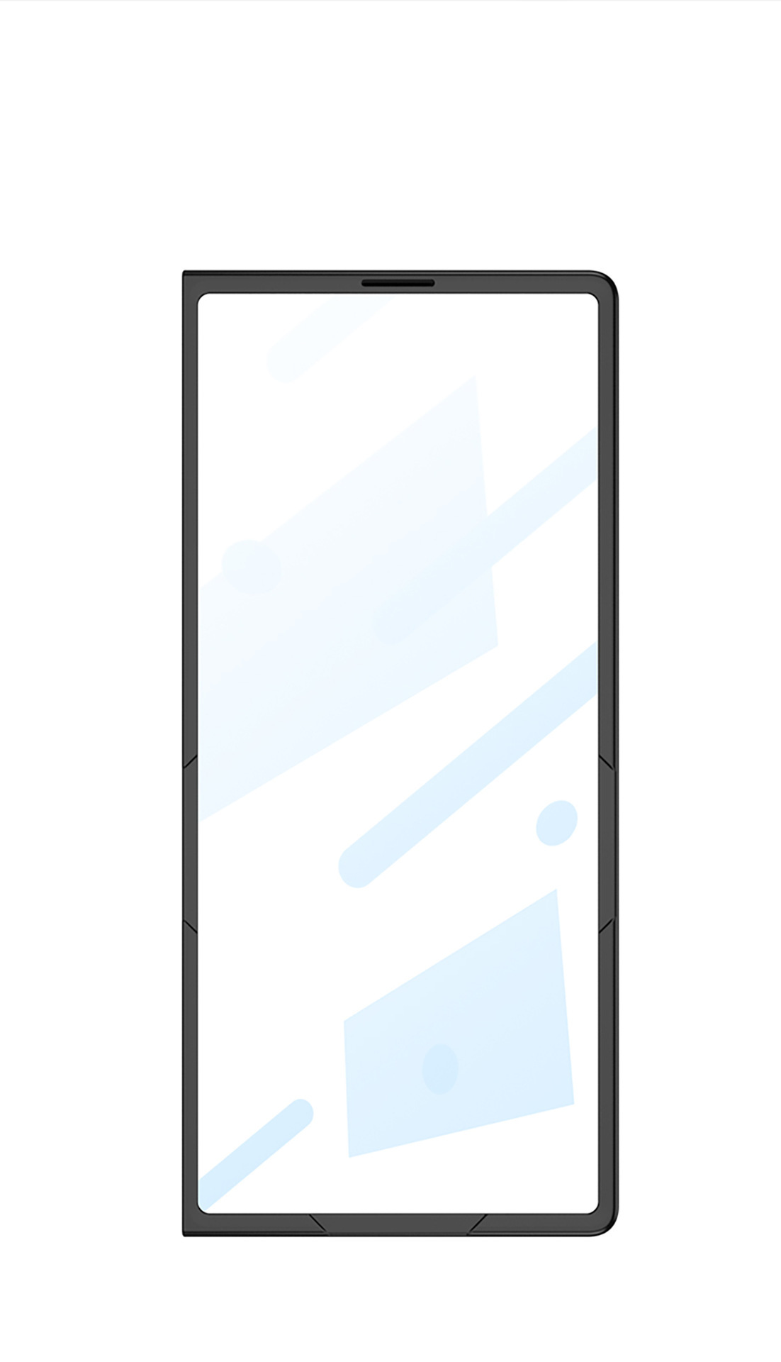Compatible with Samsung Z Fold8U phone case, 7/6-inch pen slot case and screen protector, ultra-thin blade 5/4-inch folding screen protective case