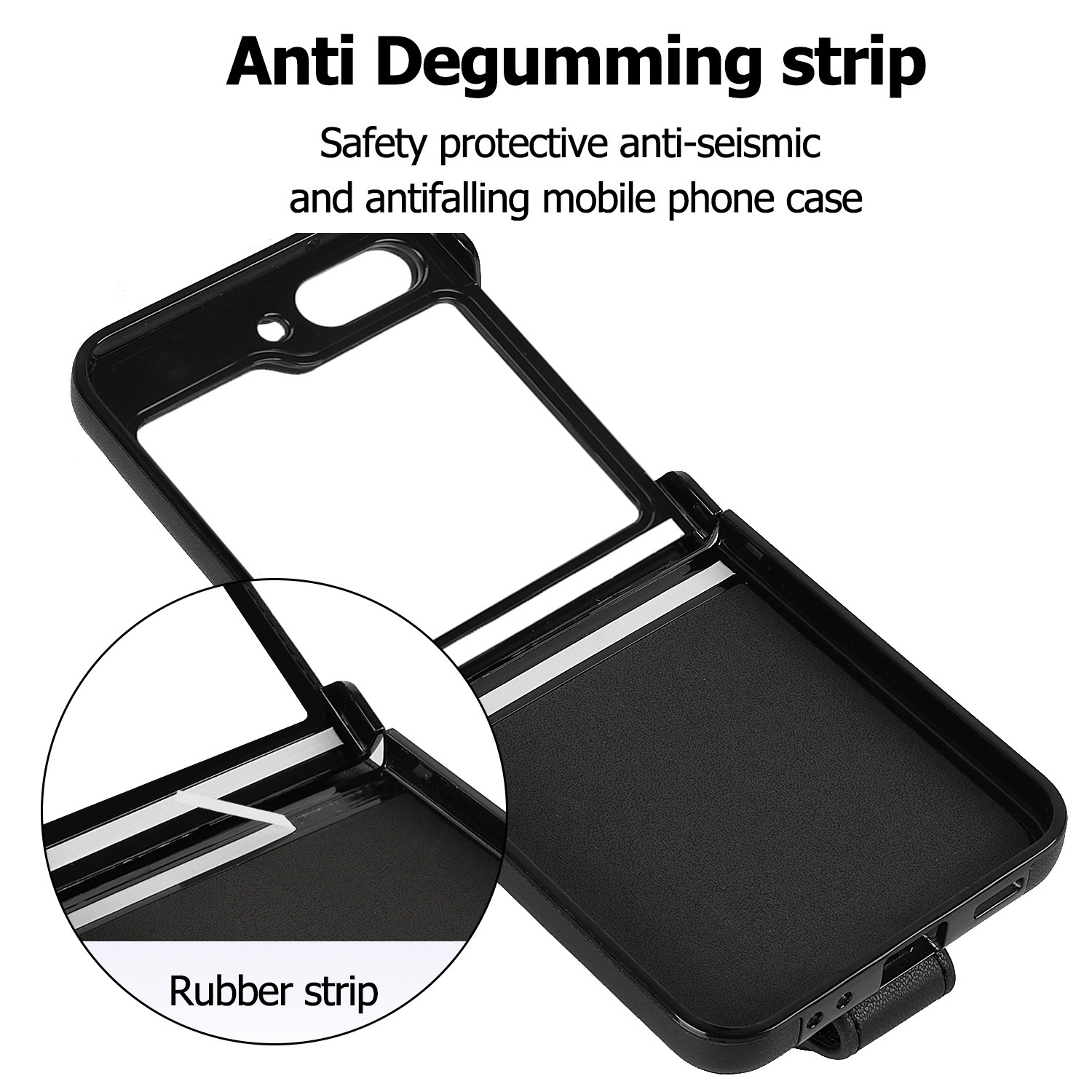 Compatible with Samsung ZFlip 7/6/5 phone cases, 4/3 vegan leather diamond pattern, Huawei/OPPO wrist strap folding protective case