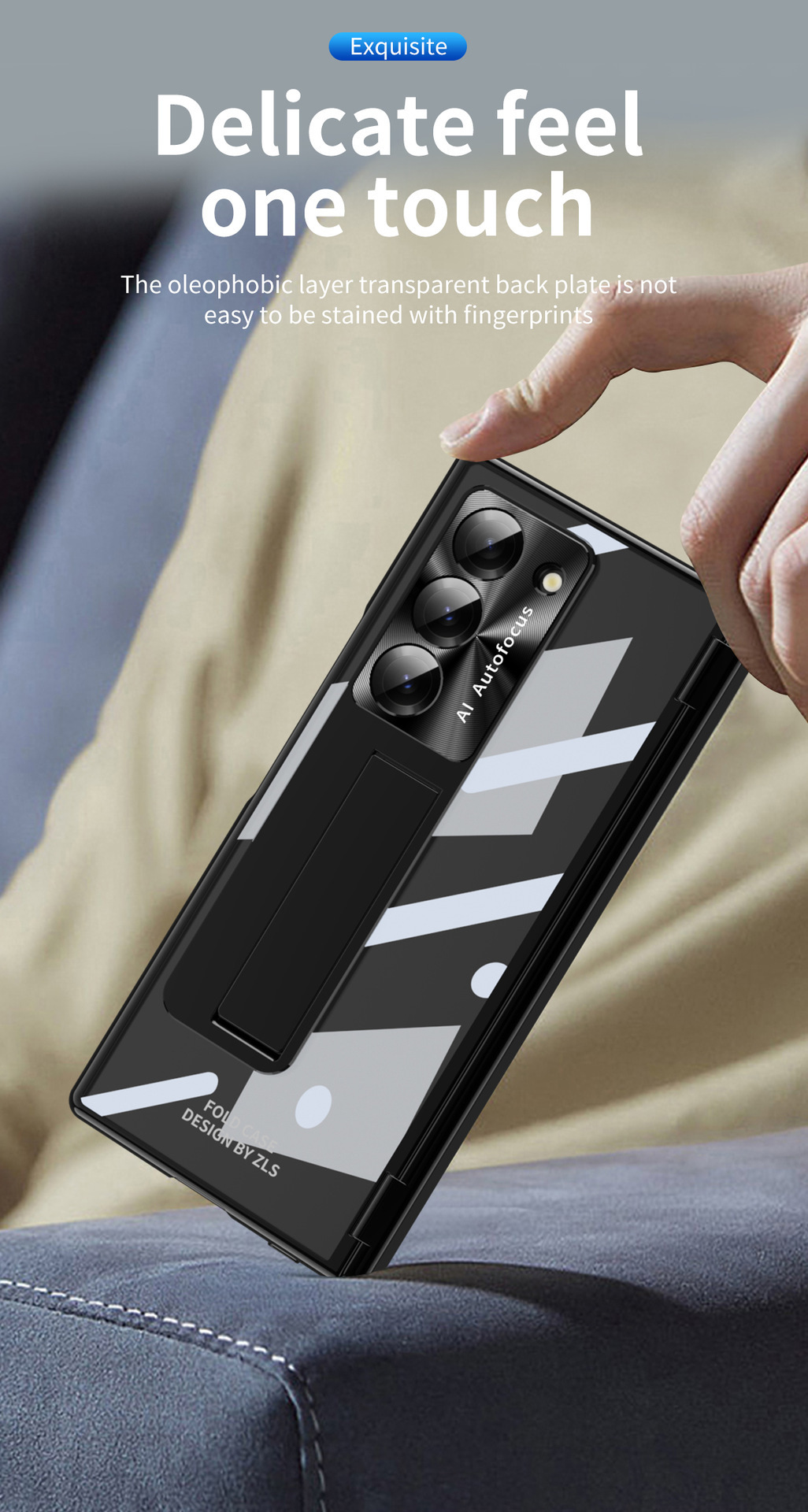 Samsung Z Fold8 Phone Case 7/6 Dual Hinge Pen Slot with Pen Electroplated Transparent Film Full Coverage Protective Case