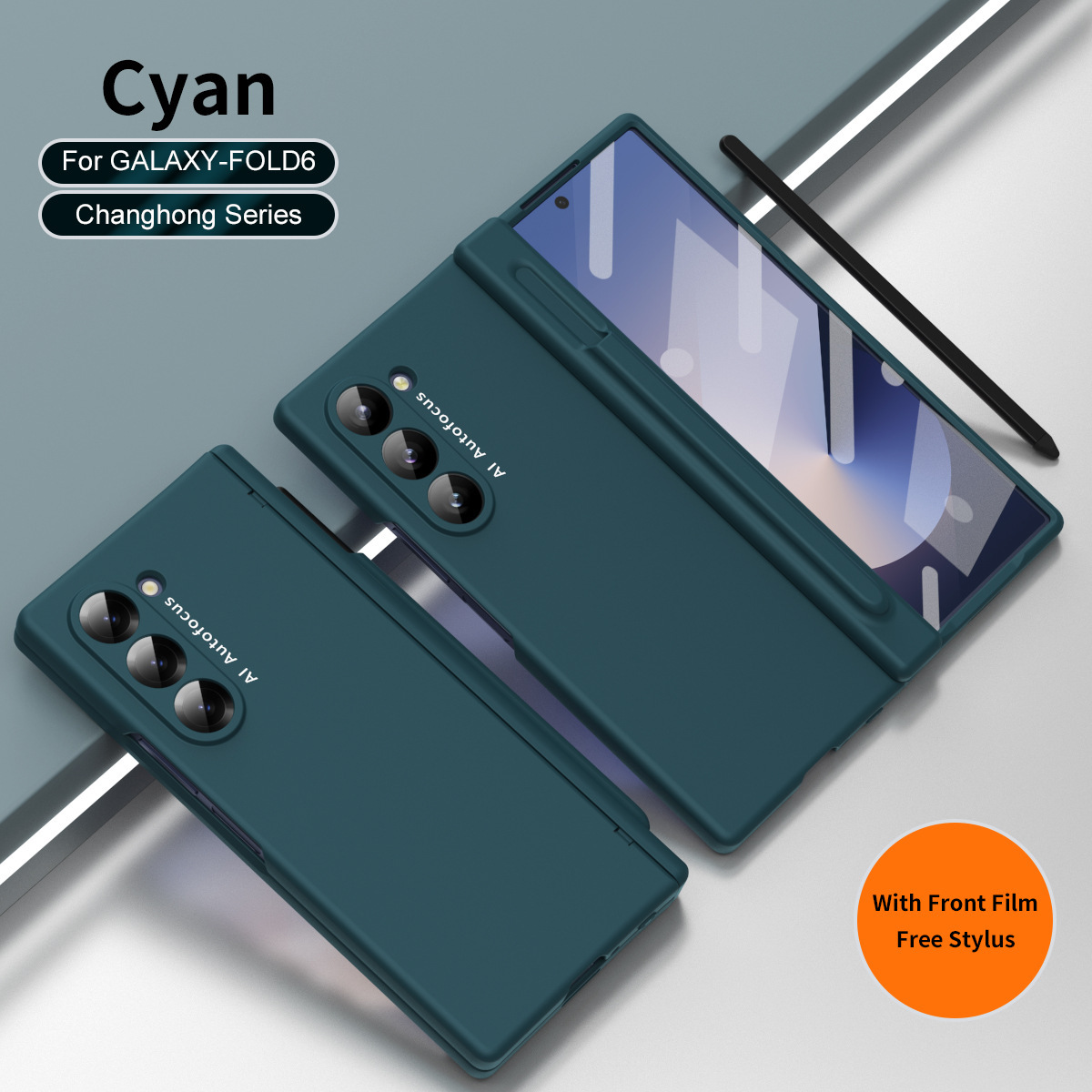 Samsung Z Fold7/6 Phone Case W25 Spring Hinge Pen Holder with Pen Case Film Full Coverage Drop Protection Case