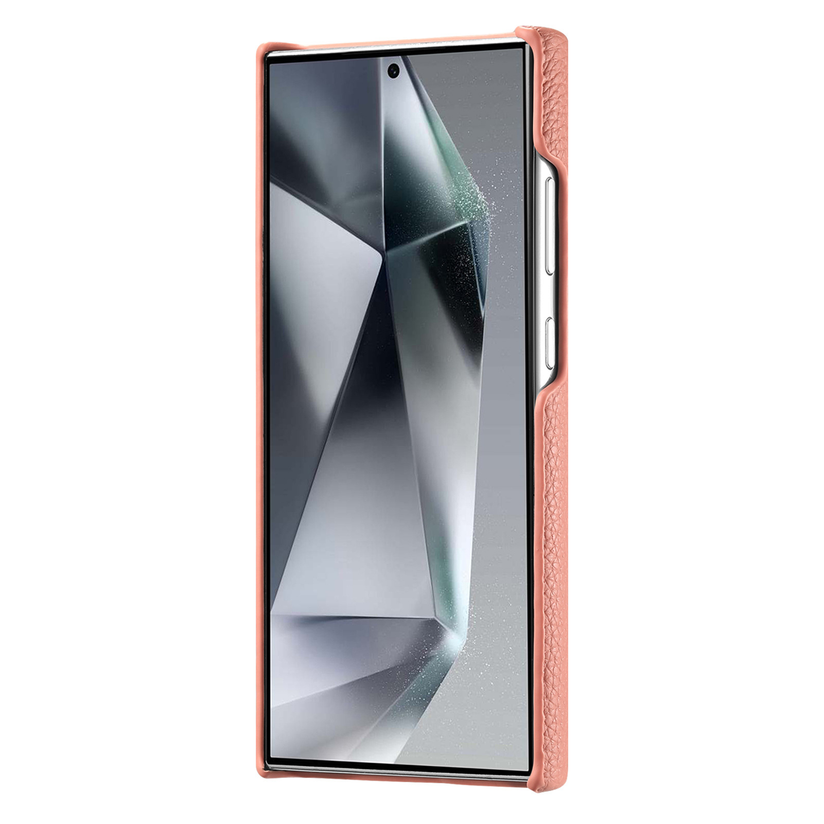 Compatible with Samsung S26/25 Ultra phone case A17 lychee leather texture S24P ultra-thin A57 shockproof protective case A35