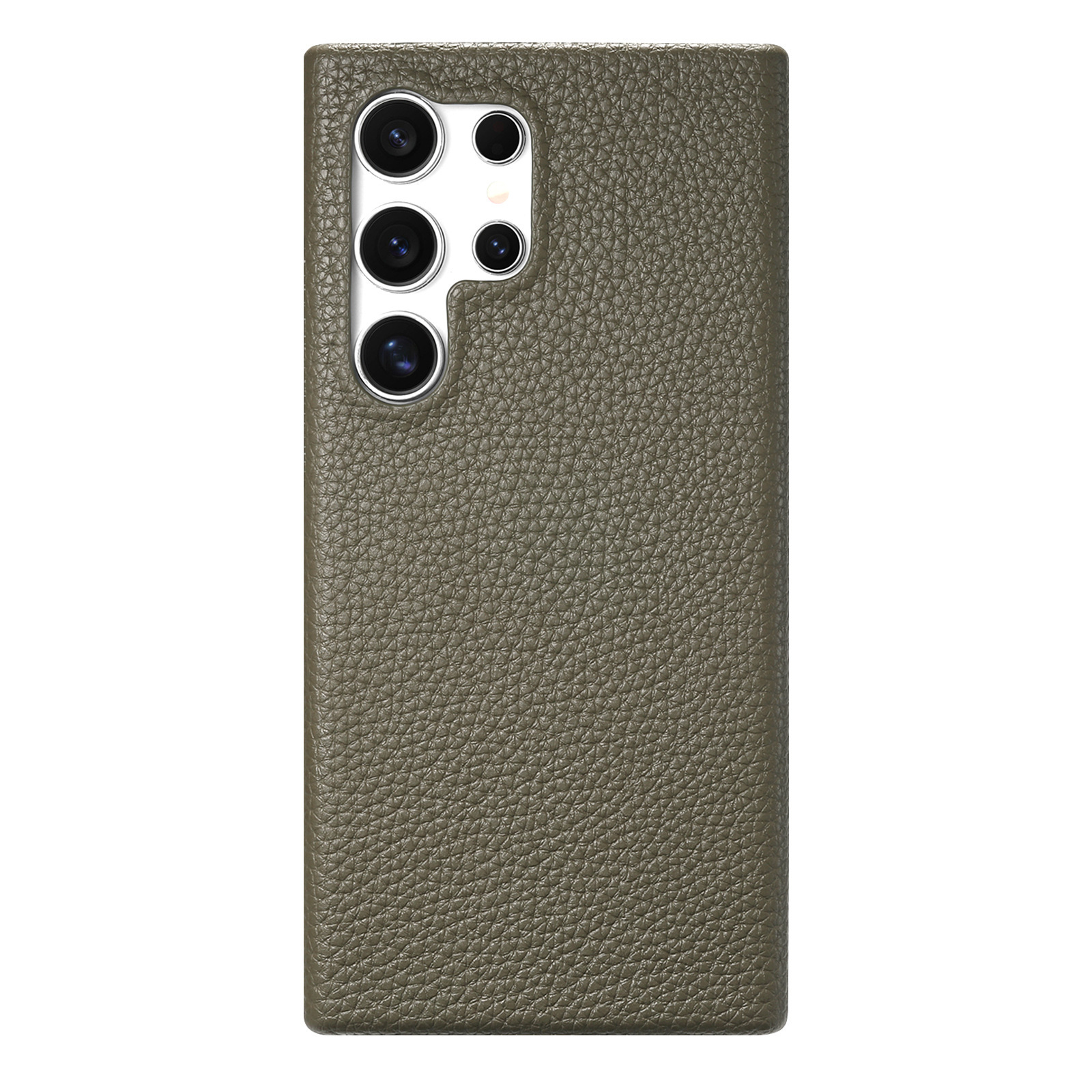 Compatible with Samsung S26/25 Ultra phone case A17 lychee leather texture S24P ultra-thin A57 shockproof protective case A35