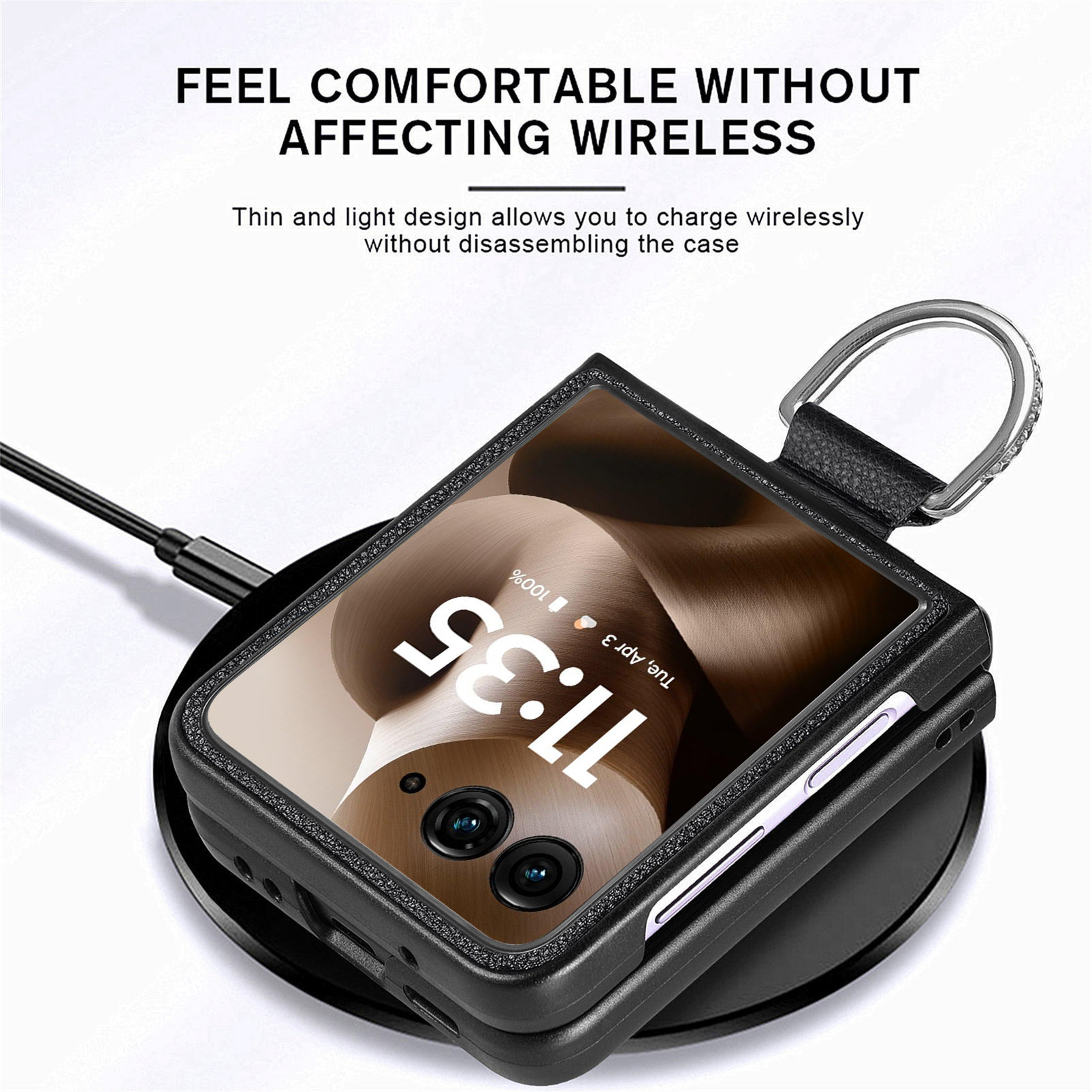 Motorola Razr70 phone case 60 Ultra with pebbled texture, 50U folding screen protective case