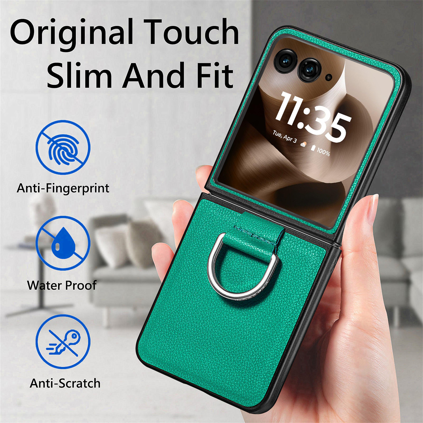 Motorola Razr70 phone case 60 Ultra with pebbled texture, 50U folding screen protective case