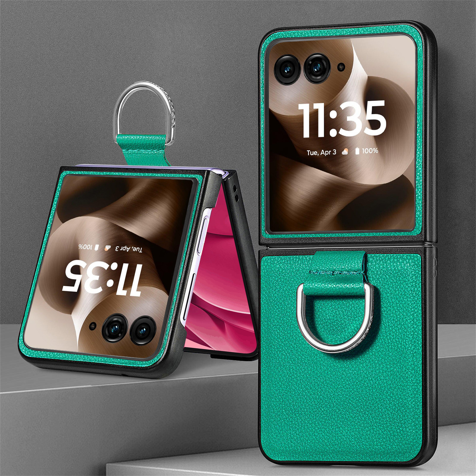Motorola Razr70 phone case 60 Ultra with pebbled texture, 50U folding screen protective case