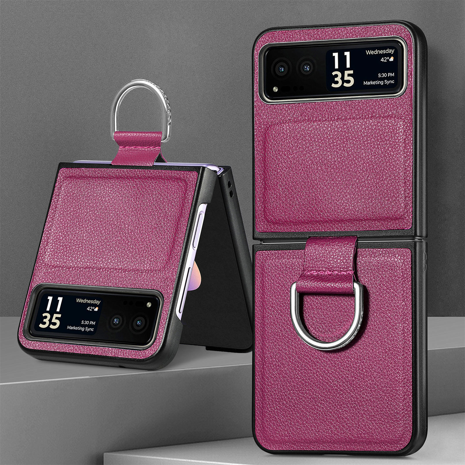 Motorola Razr70 phone case 60 Ultra with pebbled texture, 50U folding screen protective case