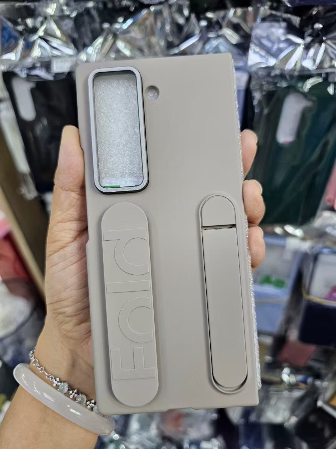 Compatible with Samsung Z Fold8/7 phone case, 6/5 wrist strap, stand, W25 case, screen protector, 4/3 folding screen, drop-proof protective case