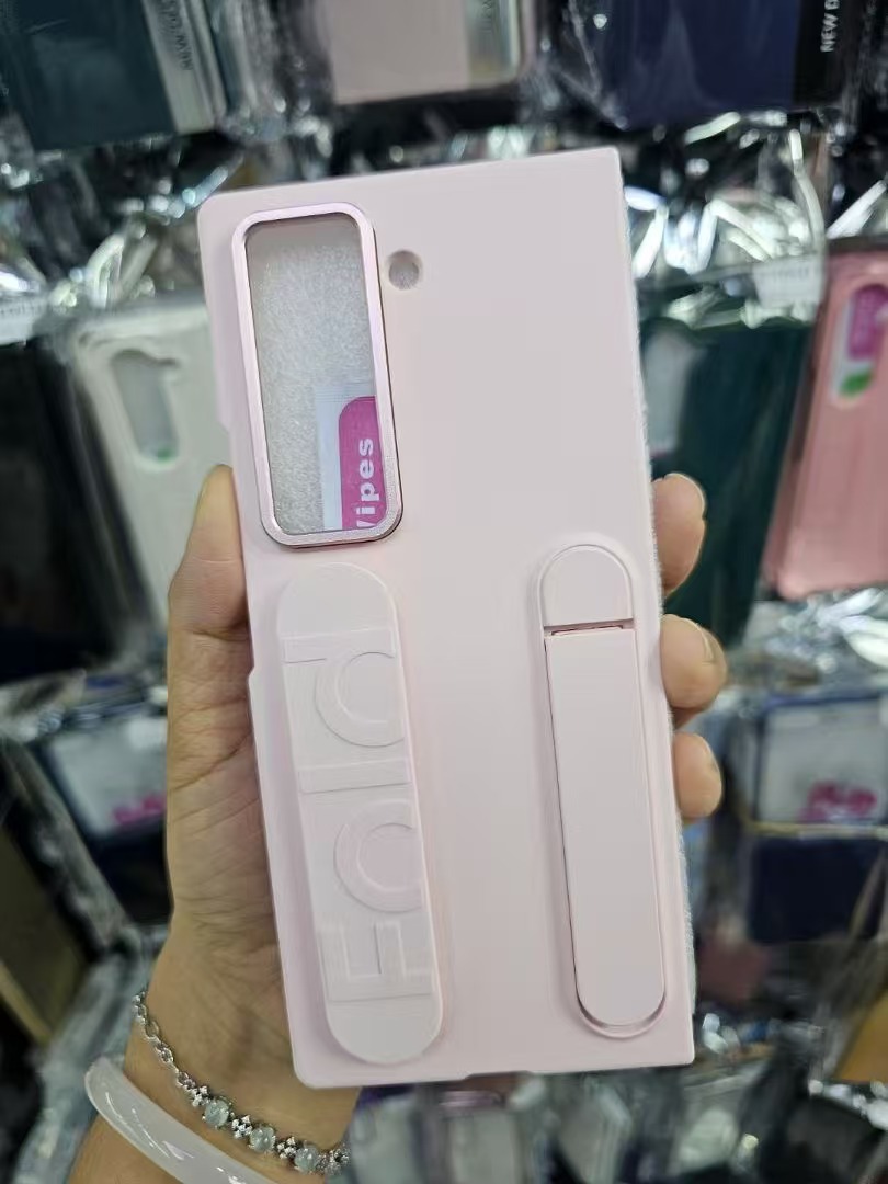 Compatible with Samsung Z Fold8/7 phone case, 6/5 wrist strap, stand, W25 case, screen protector, 4/3 folding screen, drop-proof protective case